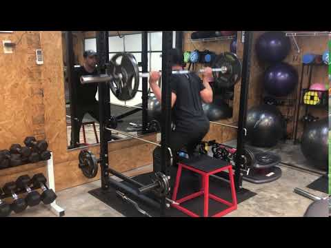 408. Barbell Seated squats