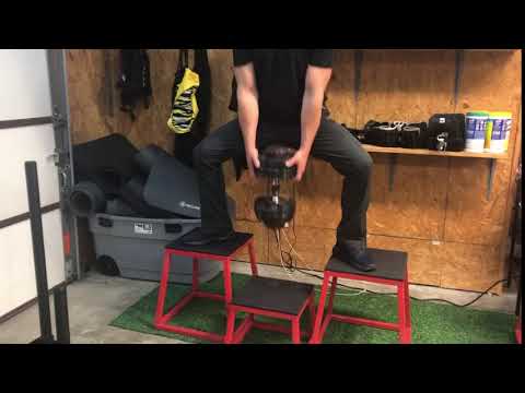 410. Elevated sumo squats