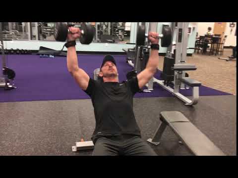 45. Incline chest press PARTIALS