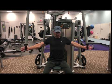 62. Seated pec fly for chest