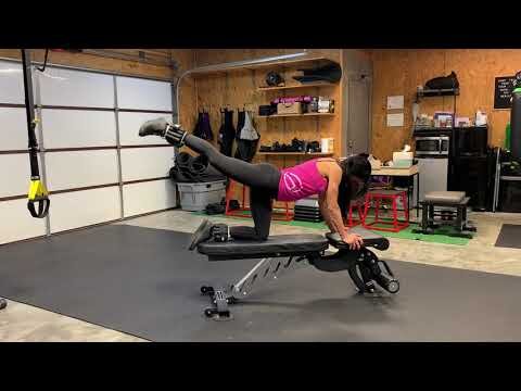 Ankle Weight Glute Workout