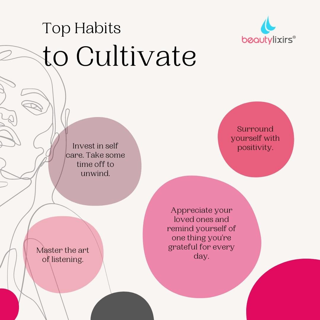 Top habits to cultivate this week! 

Check out our blogs at: 
beautylixirs.com 💕

#beauty #ayurvedic #organic #healthyeating #healthyfood #healthyrecipes #selfcare #selfcarefirst #aesthetic #viralreels