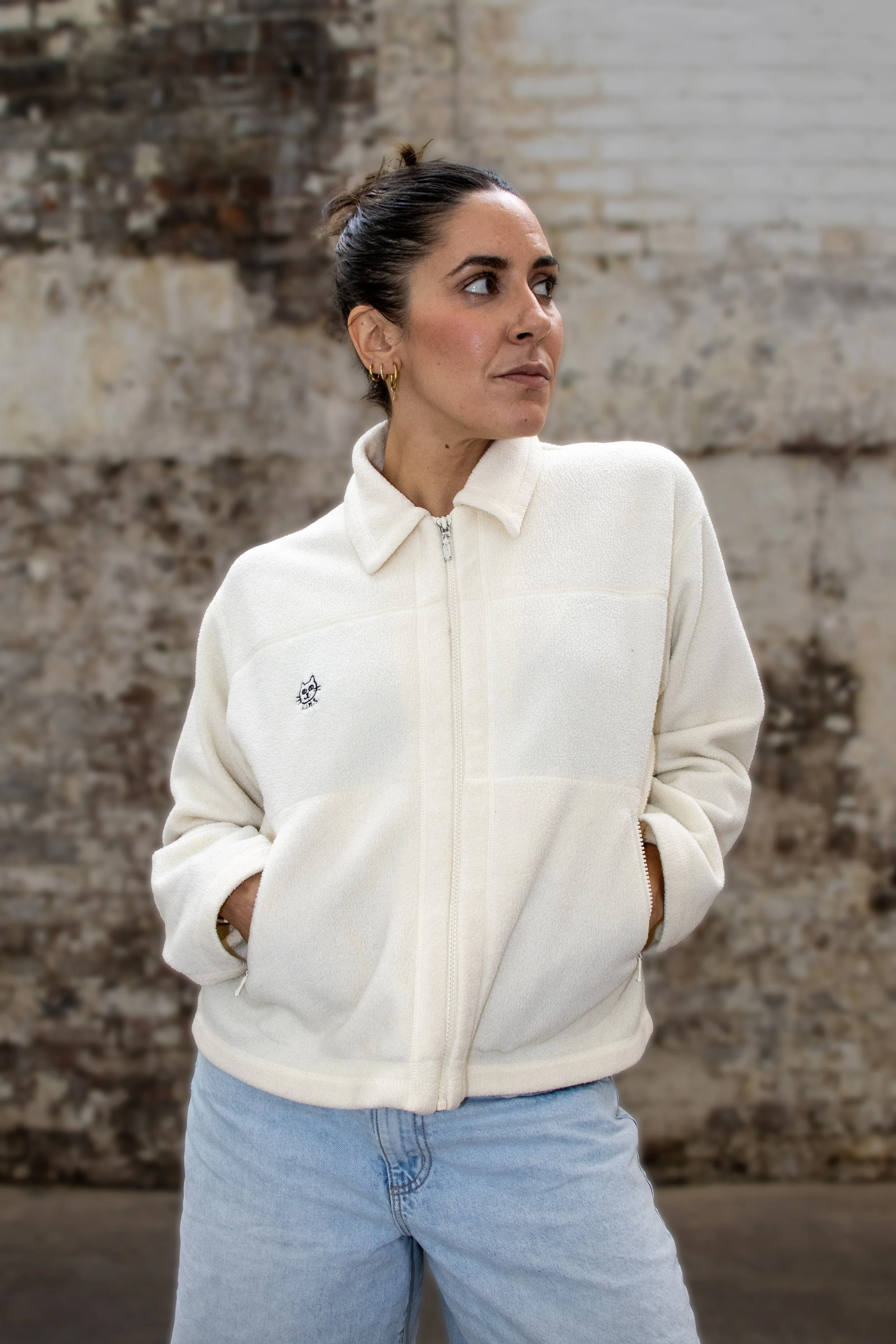 Ava fleece zip up jacket