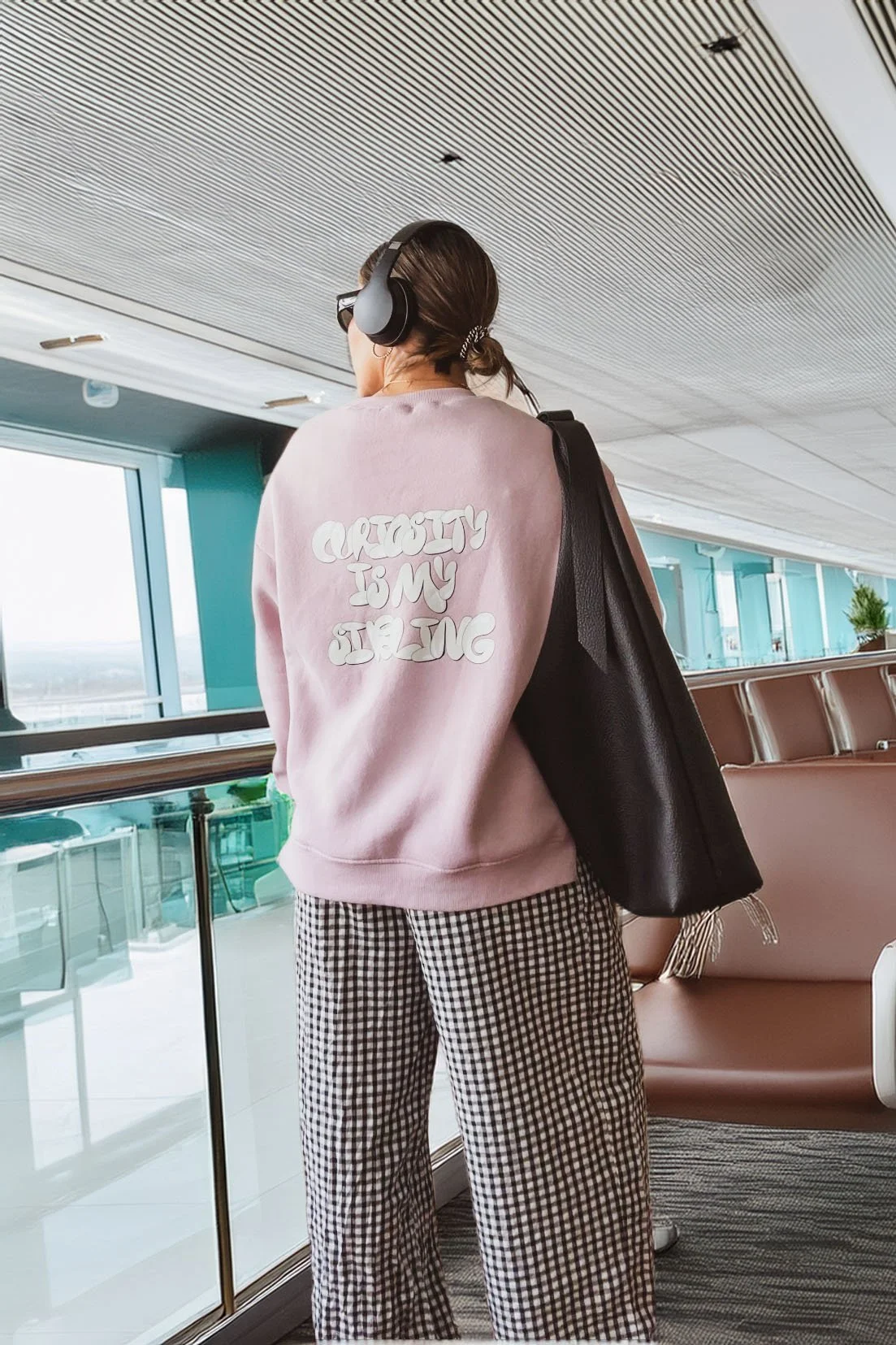 Sam crewneck bubble sweater