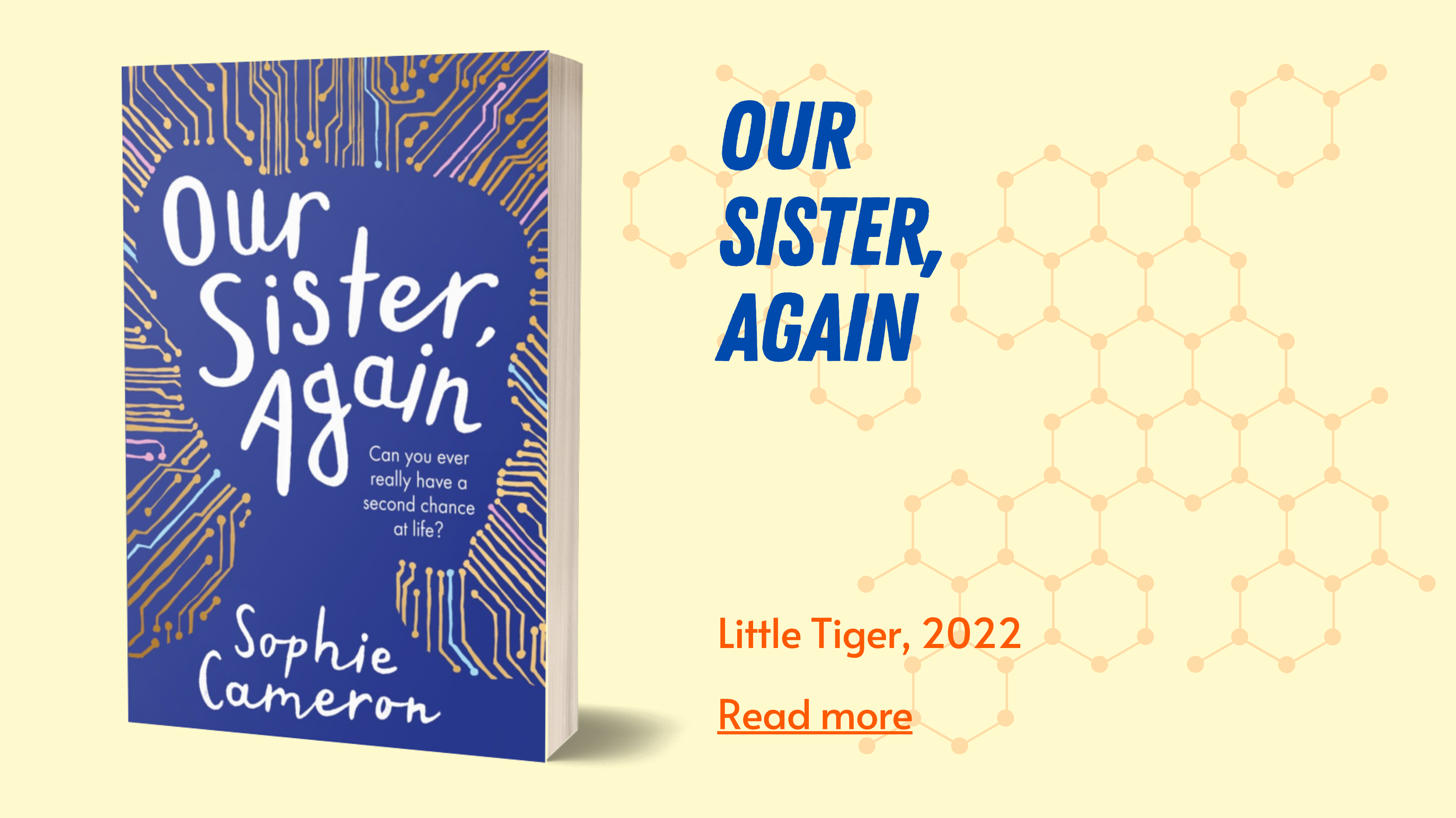 Cover for Our Sister Again, published by Little Tiger, 2022.