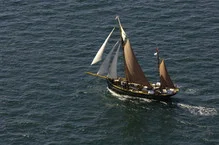 a day's sail from Eden on a venerable sailing ship, whales, birds and conservation