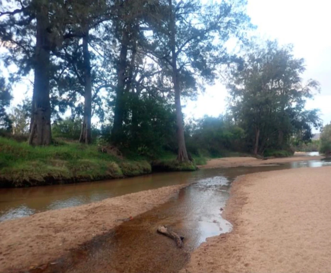 Typical section of Bega River near the Base Camp