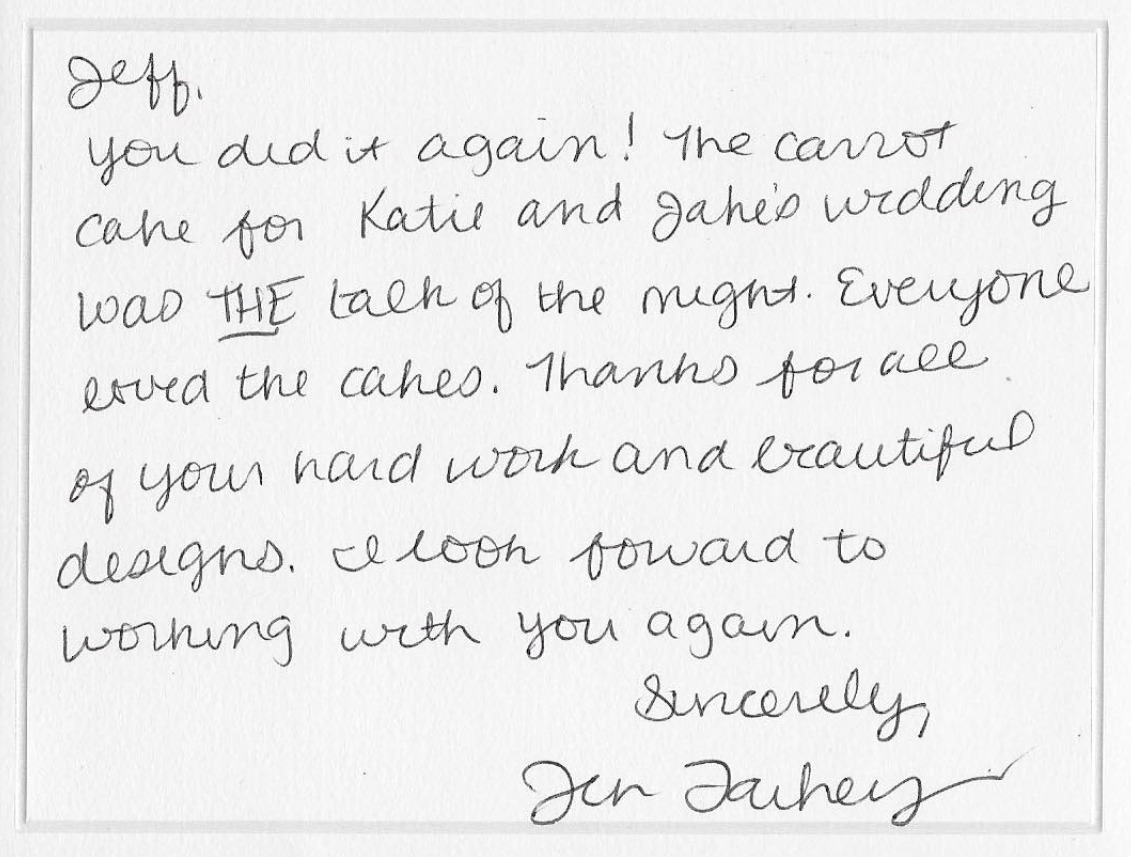 Thank You Note - Frosted Pumpkin Gourmet customer rating