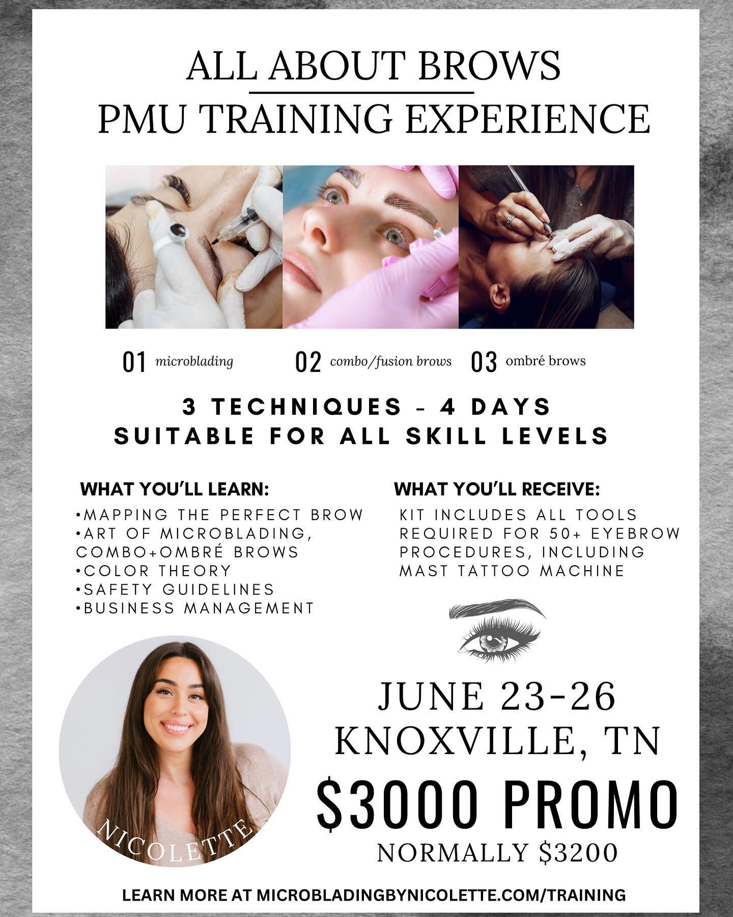 Knoxville PMU Services + Training