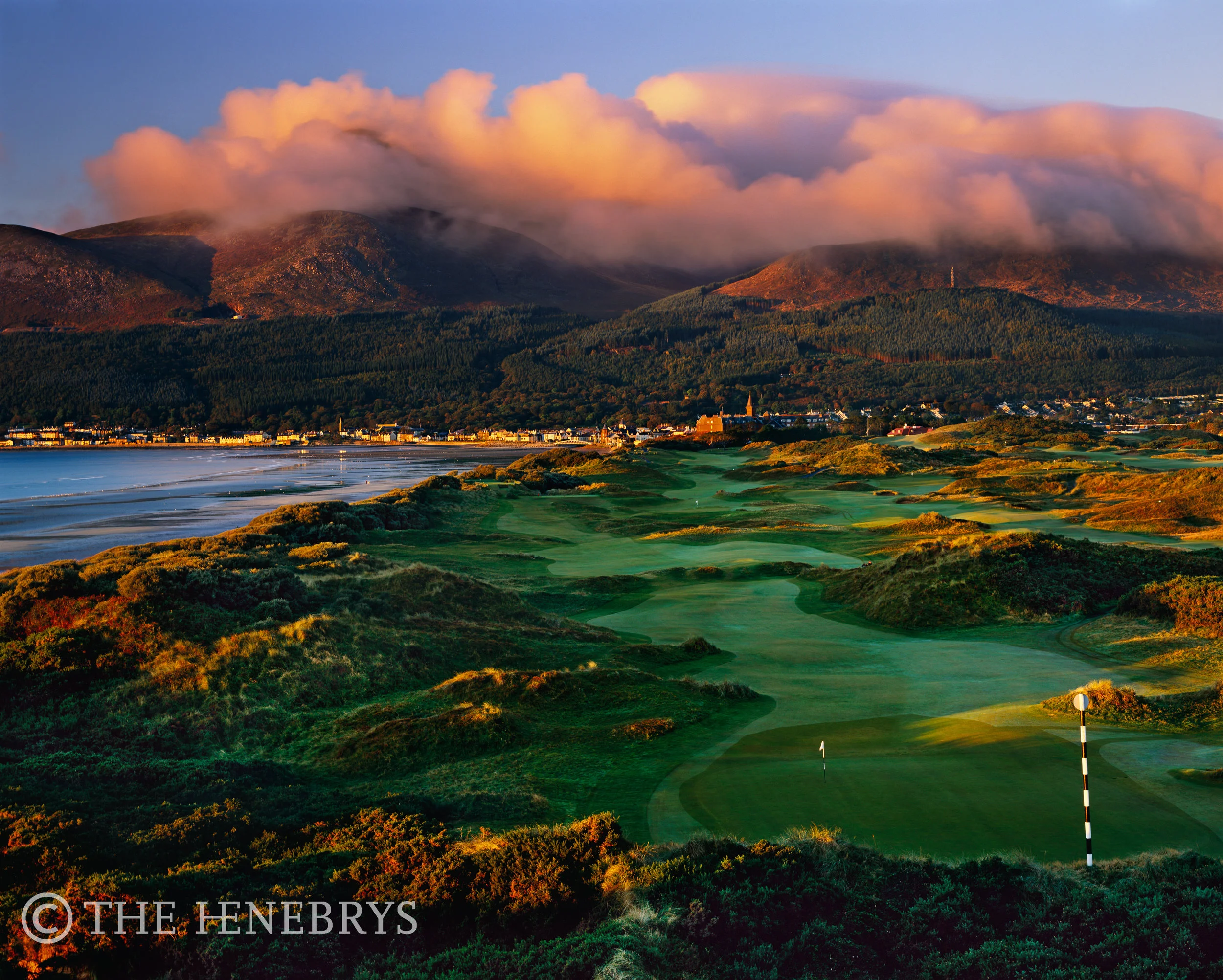 “A Glorious Morning” 3rd Royal County Down Golf Club, Newcastle Co. Down, Ireland