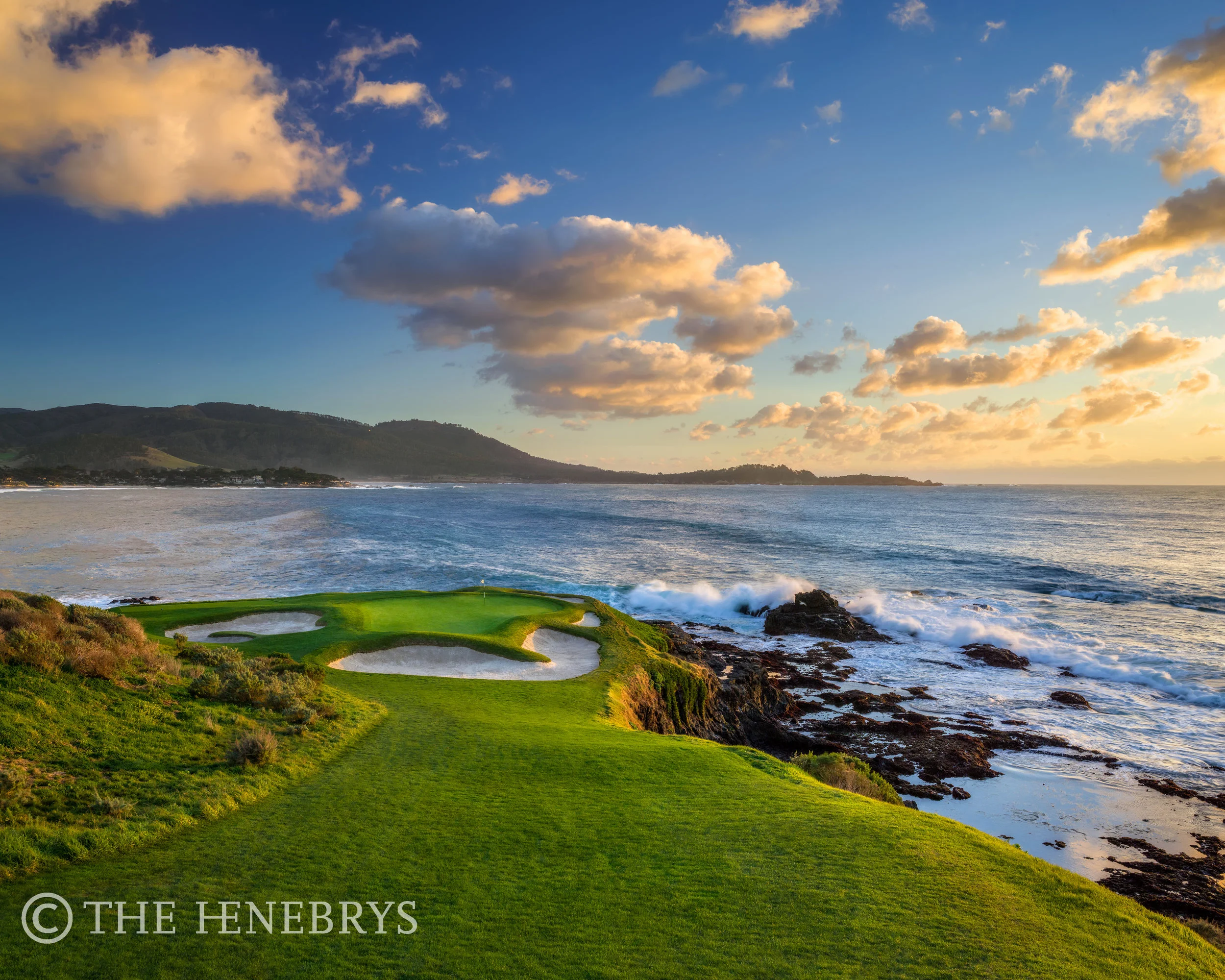 “Evening Glow” #07 Pebble Beach Golf Links®, California