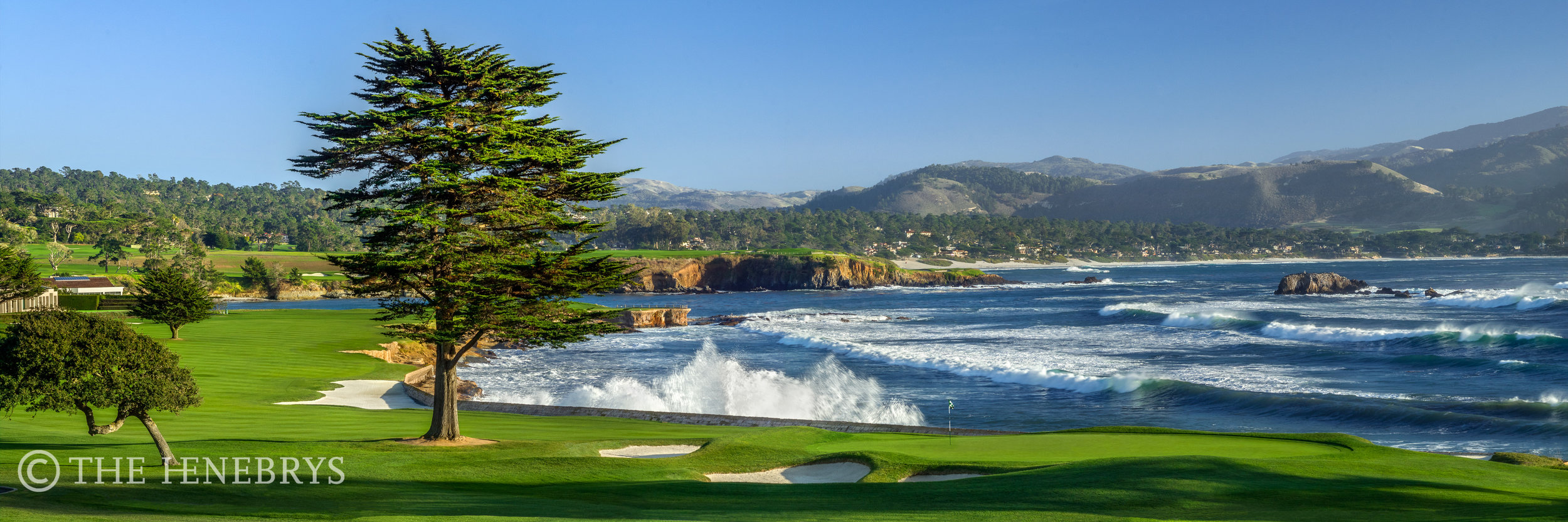 “December Swell” 18th Pebble Beach Golf Links®, California