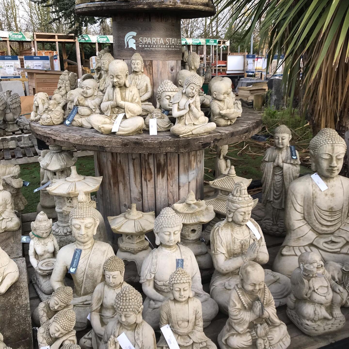 Fantastic range of stone ornaments in stock... some perfect presents 💚💚💚

#statues #christmas #presents #buddha #birdbath #birdbaths #garden #gardening #gardnersworld #gardenamoment #gardencentres