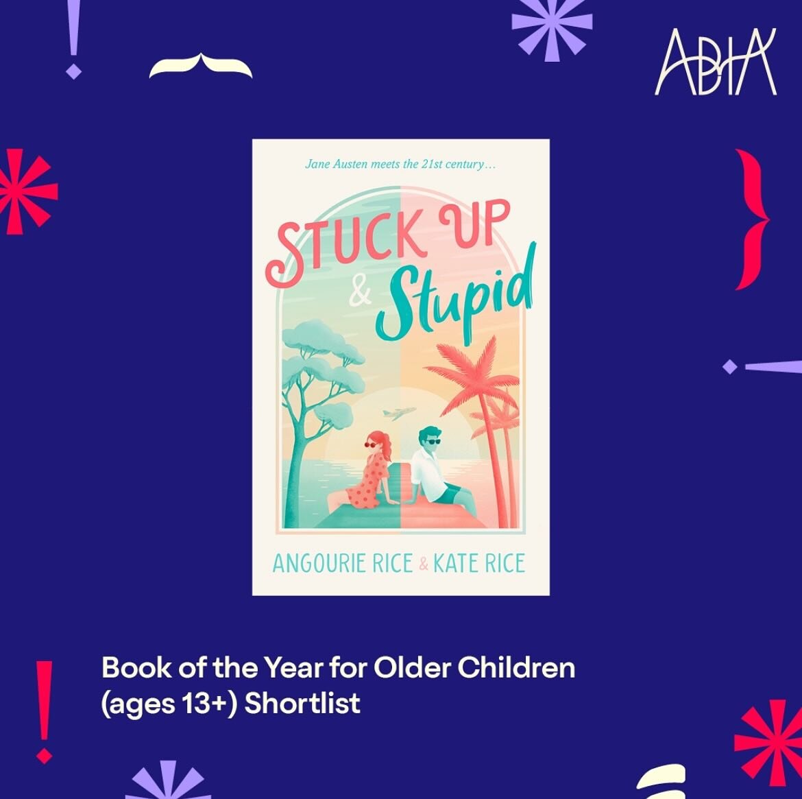 @abia_awards Shortlist Book of The Year for Older Children (+13) 🎉 @katericewriter @angourierice @the_community_library @walkerbooksaus 🌟Publisher: @clarehallifax