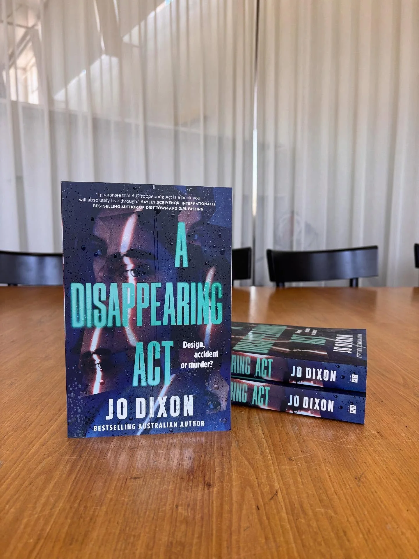 Secrets, lies, old friends and a disappearance in the depths of Tasmanian winter &hellip; ❄️ #ADisappearingAct by @jo.dixon.writes is a twisty psychological mystery that asks: How well do we really know our closest friends? 

Out now.