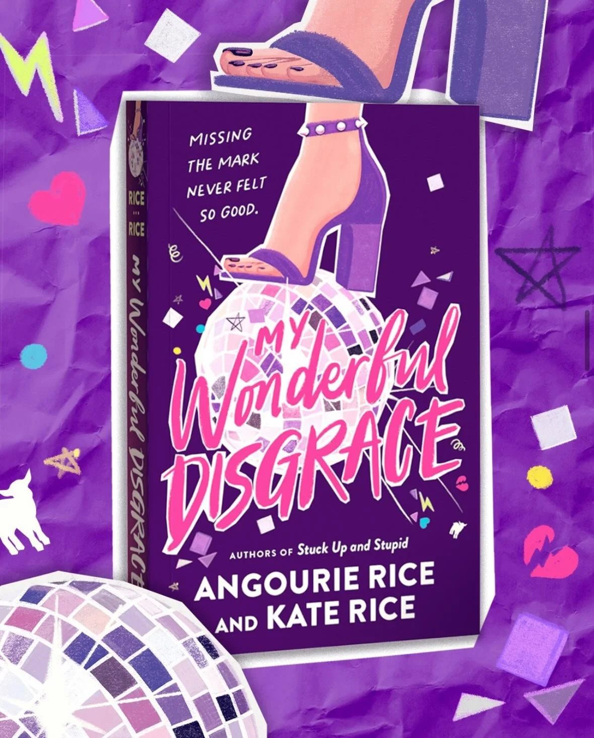 My Wonderful Disgrace is officially out in the world! Available in US, UK, Canada, Australia and New Zealand at all good bookstores ❤️ 

From the bestselling mother-daughter duo of Stuck Up &amp; Stupid, @katericewriter and @angourierice, comes this 