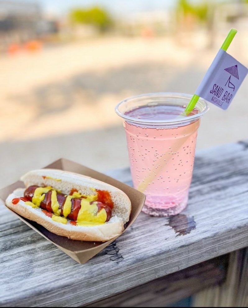 FOOD: Yes! We serve &ldquo;Nashville&rsquo;s Most Average Hot Dog&rdquo; 🌭 perfected and cooked on our roller dog grill 🤤 if dogs aren&rsquo;t your thing (not the cute furry creatures 🐶) we DO allow folks to bring in out side food or have your gru