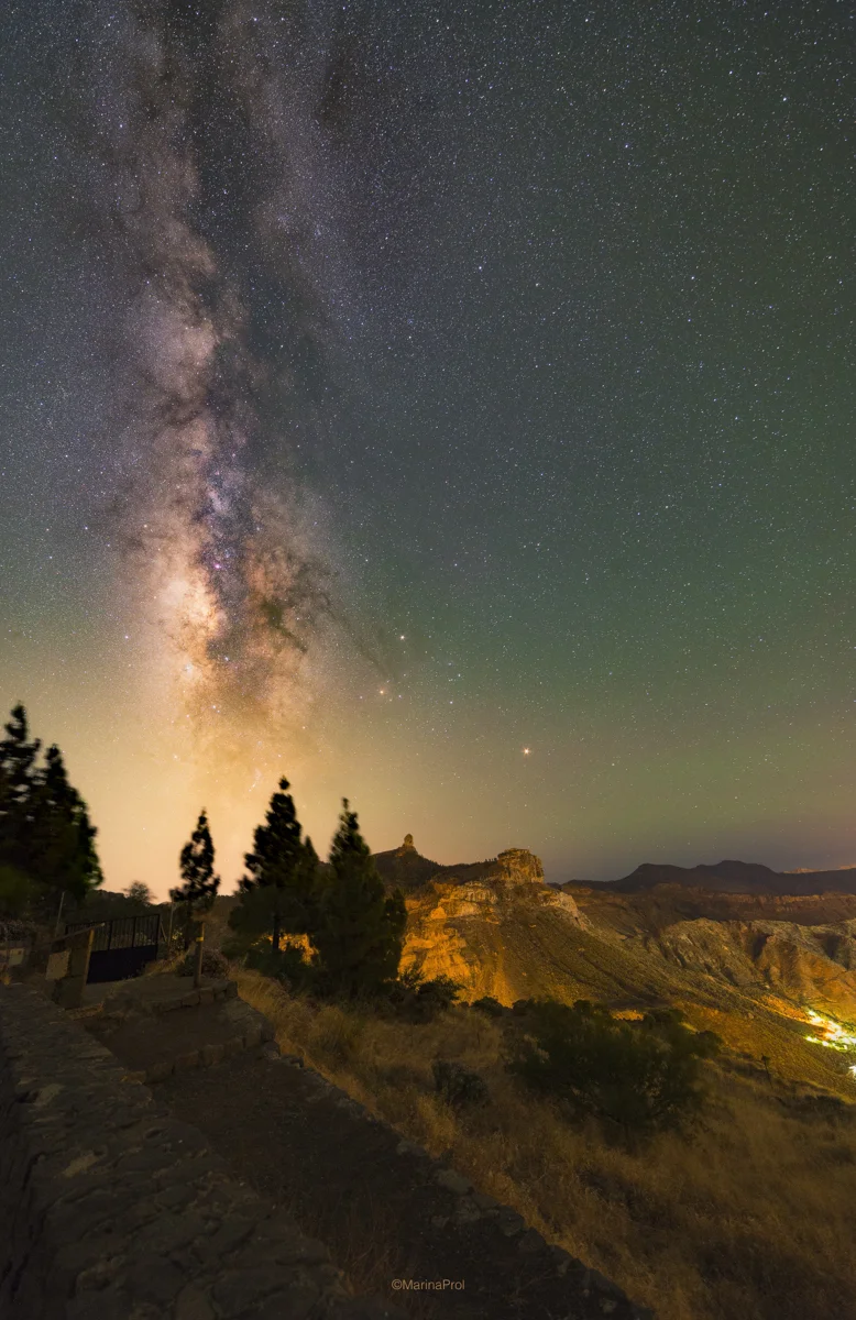 Vía y airglow / Milky and airglow