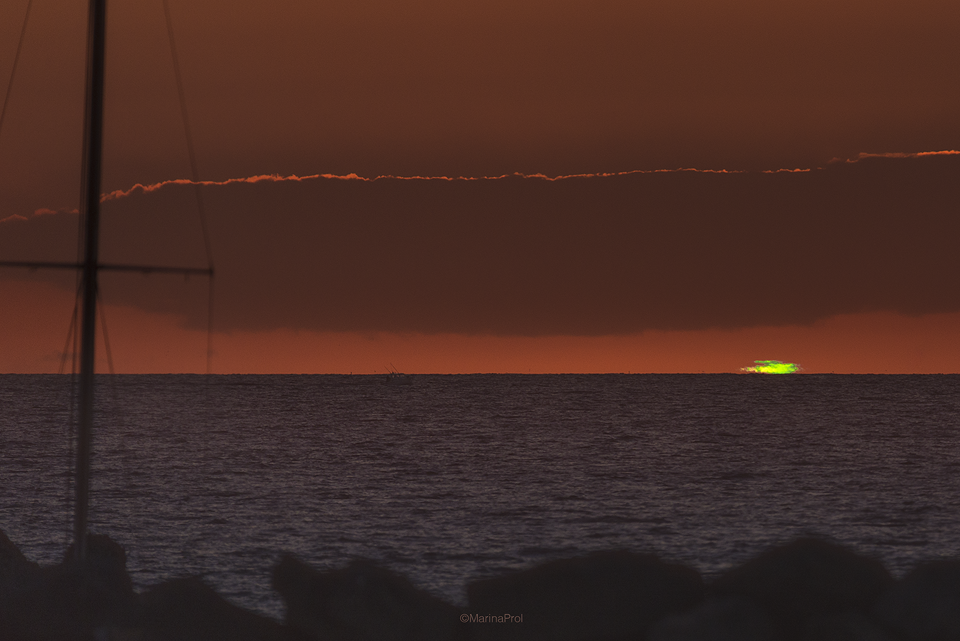 Rayo verde / Green flash