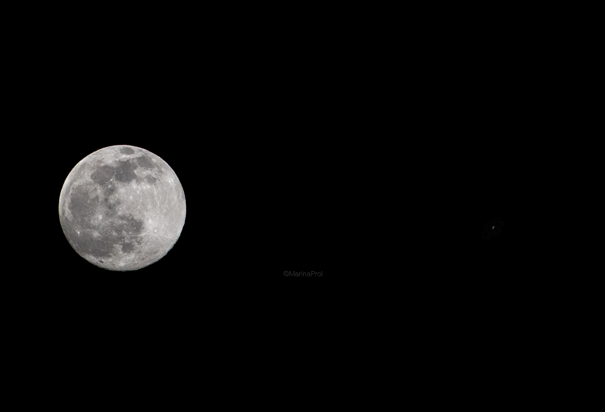Satélite y planeta / Satellite and planet