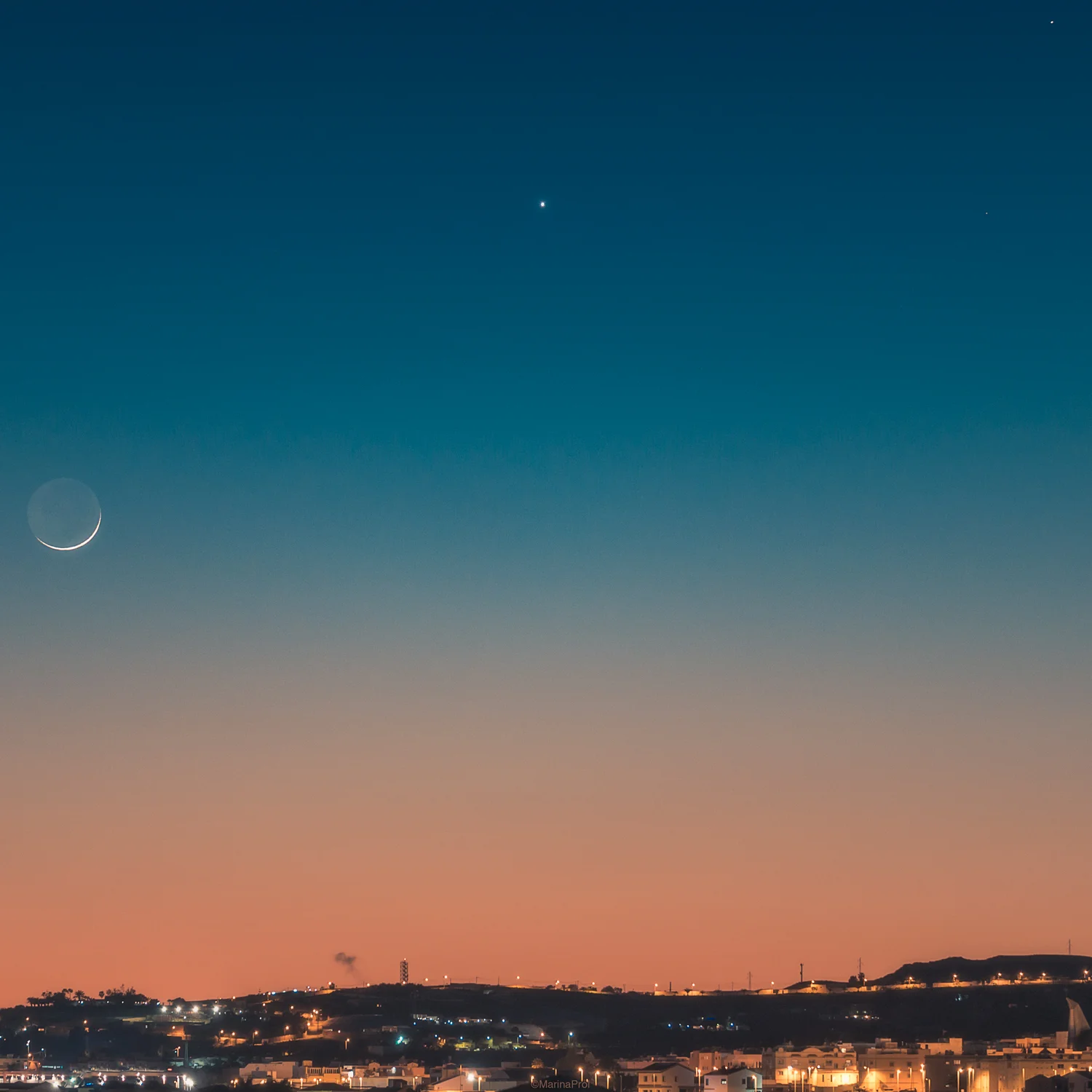 Luna, Venus, Mercurio / Moon, Venus, Mercury