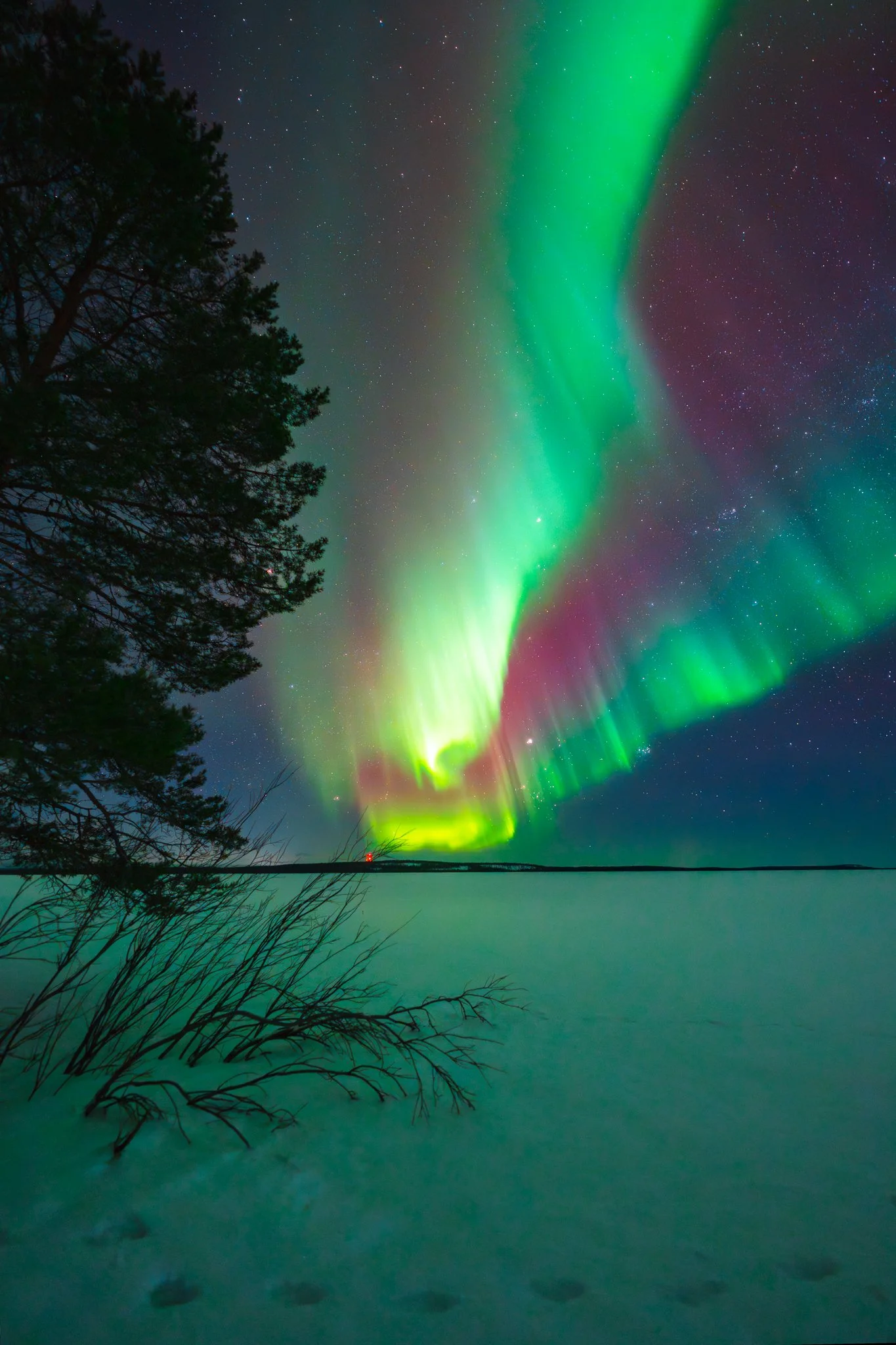 Noche en Laponia, Finlandia