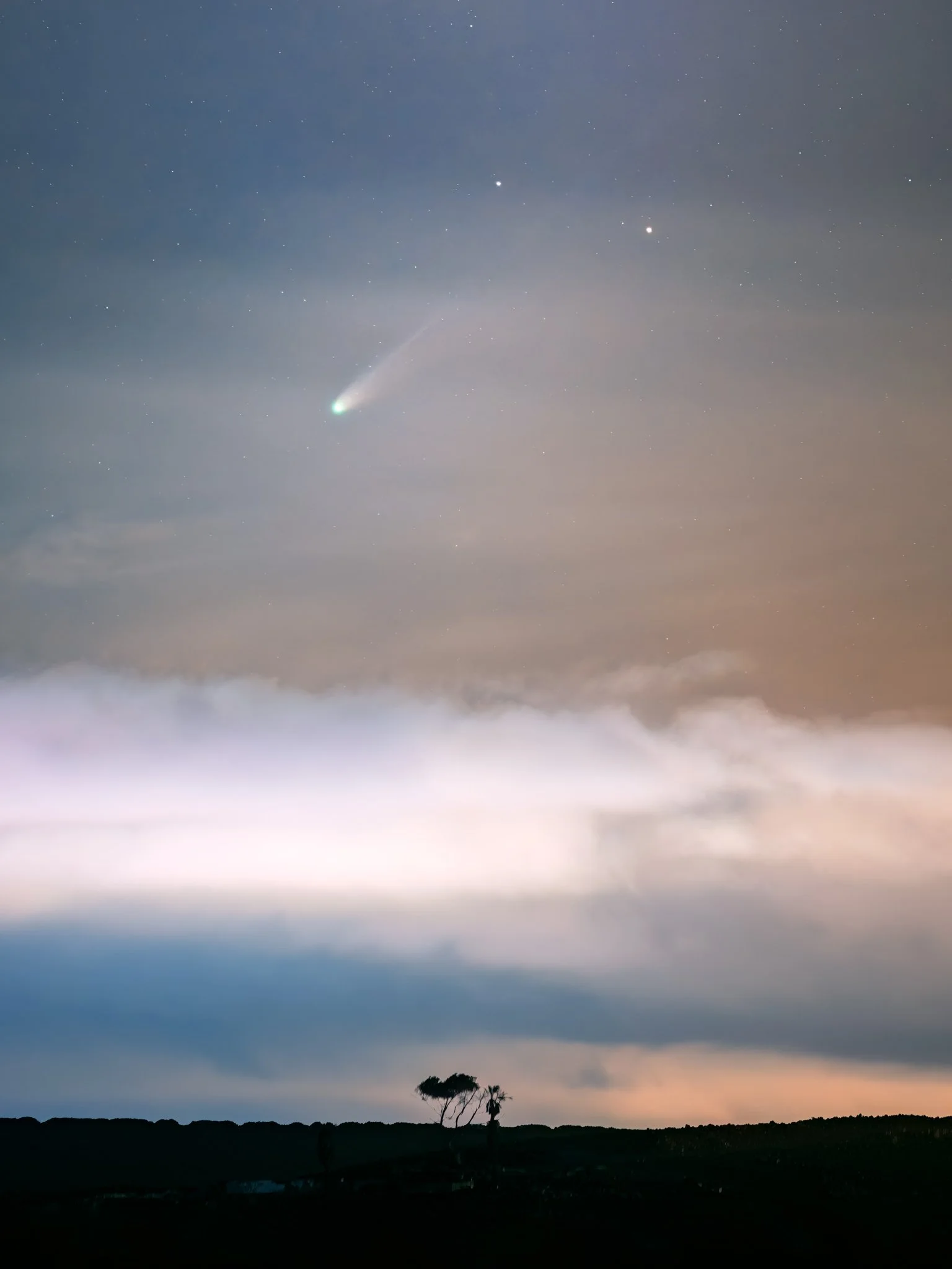 C/2025 A6 (Lemmon) en un cielo Bortle 7