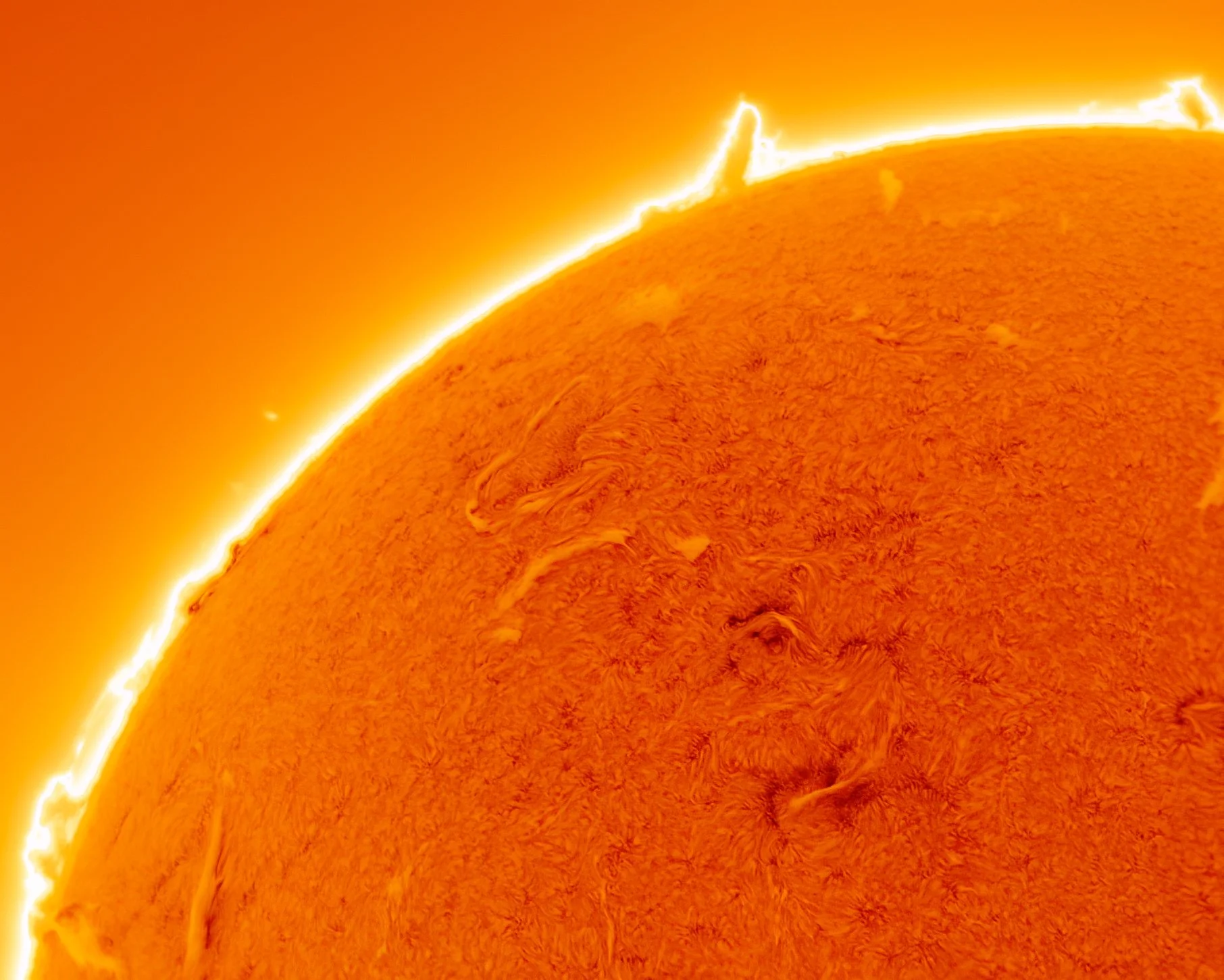 Protuberancias en el limbo