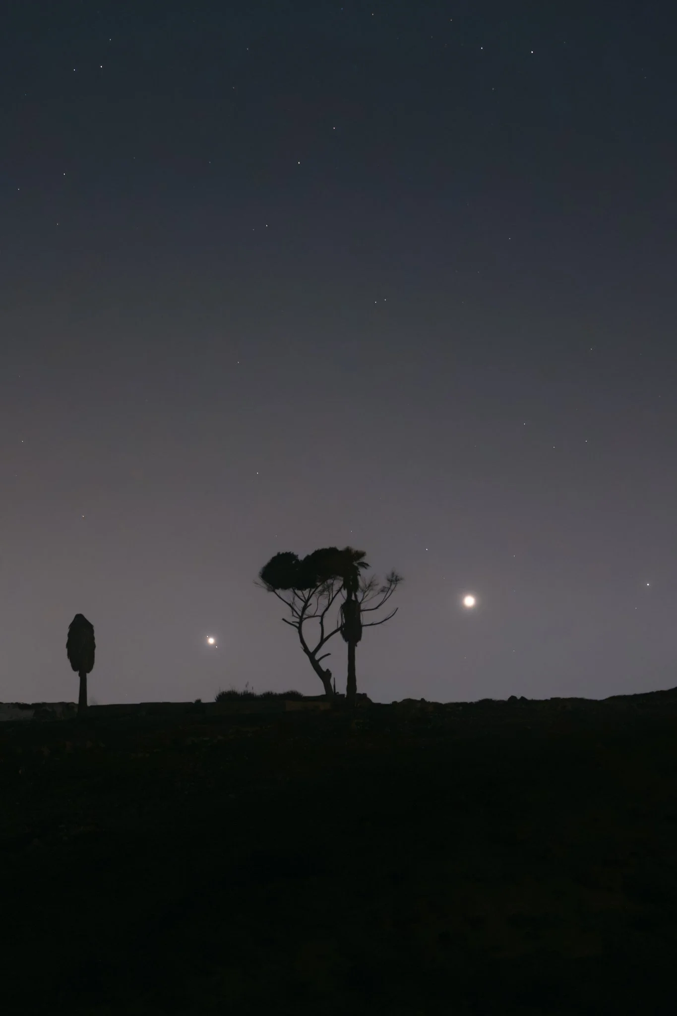 Conjunción Venus - Júpiter
