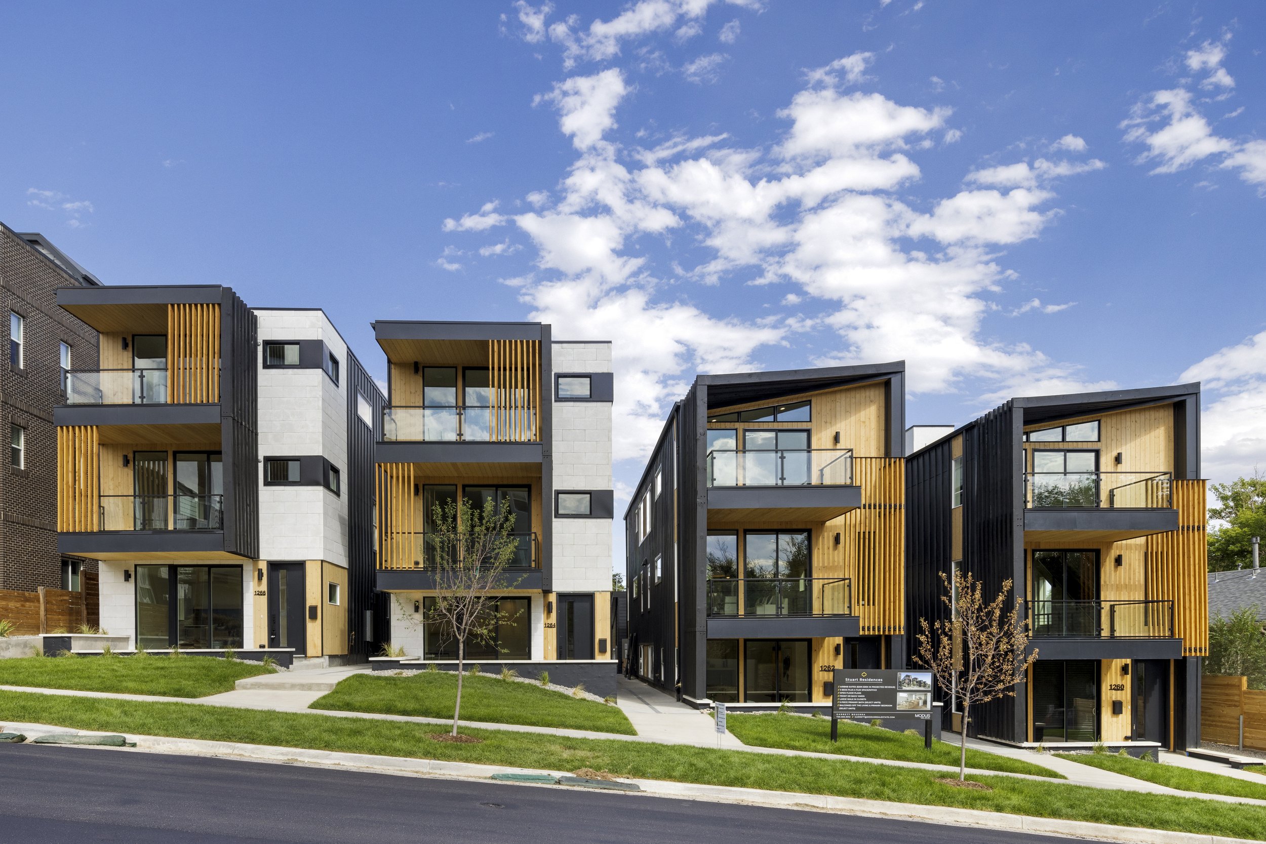 Stuart Residences, Denver — completed front-back duplexes by Osina Development
