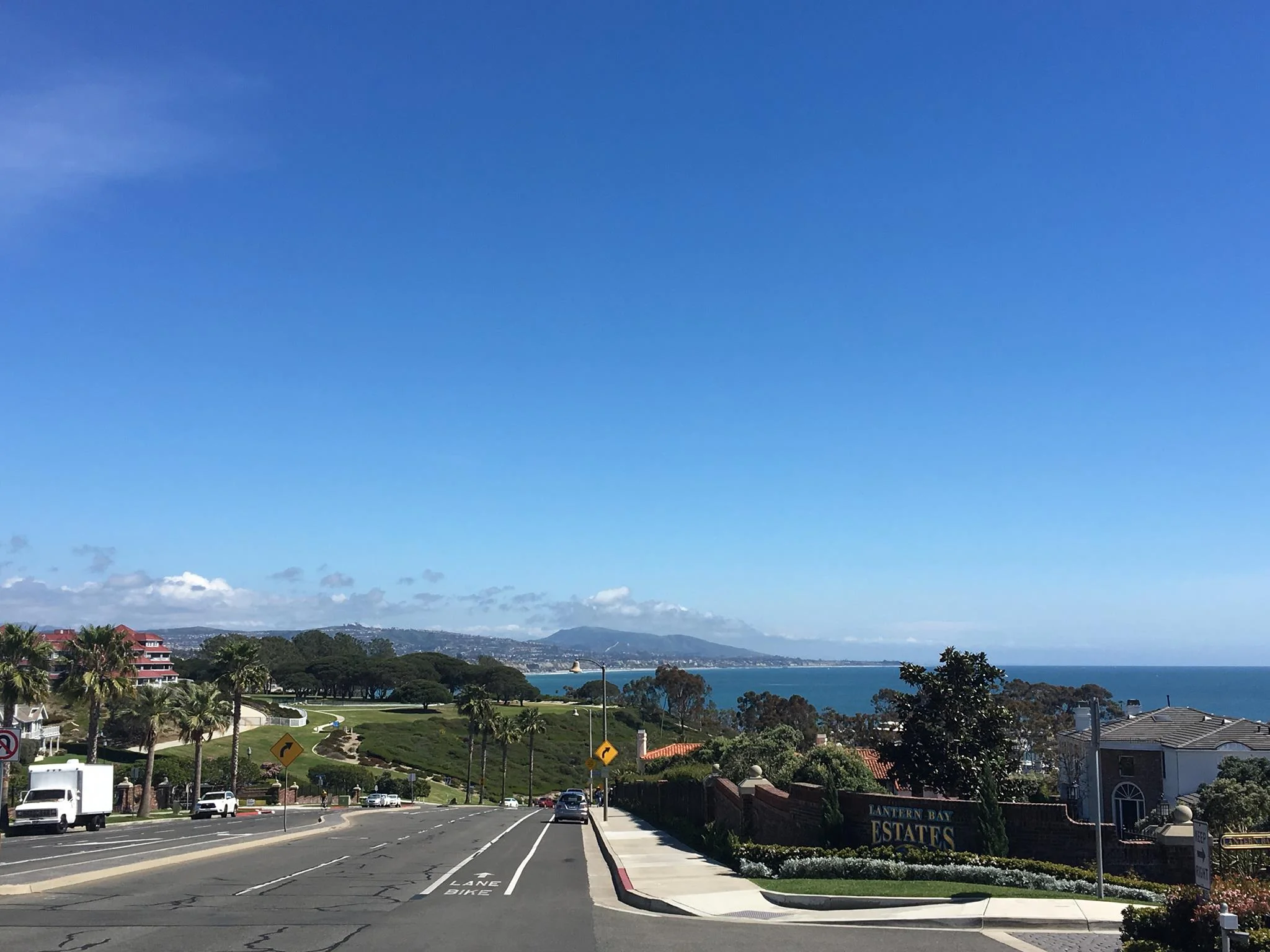 Final descent into San Clemente.