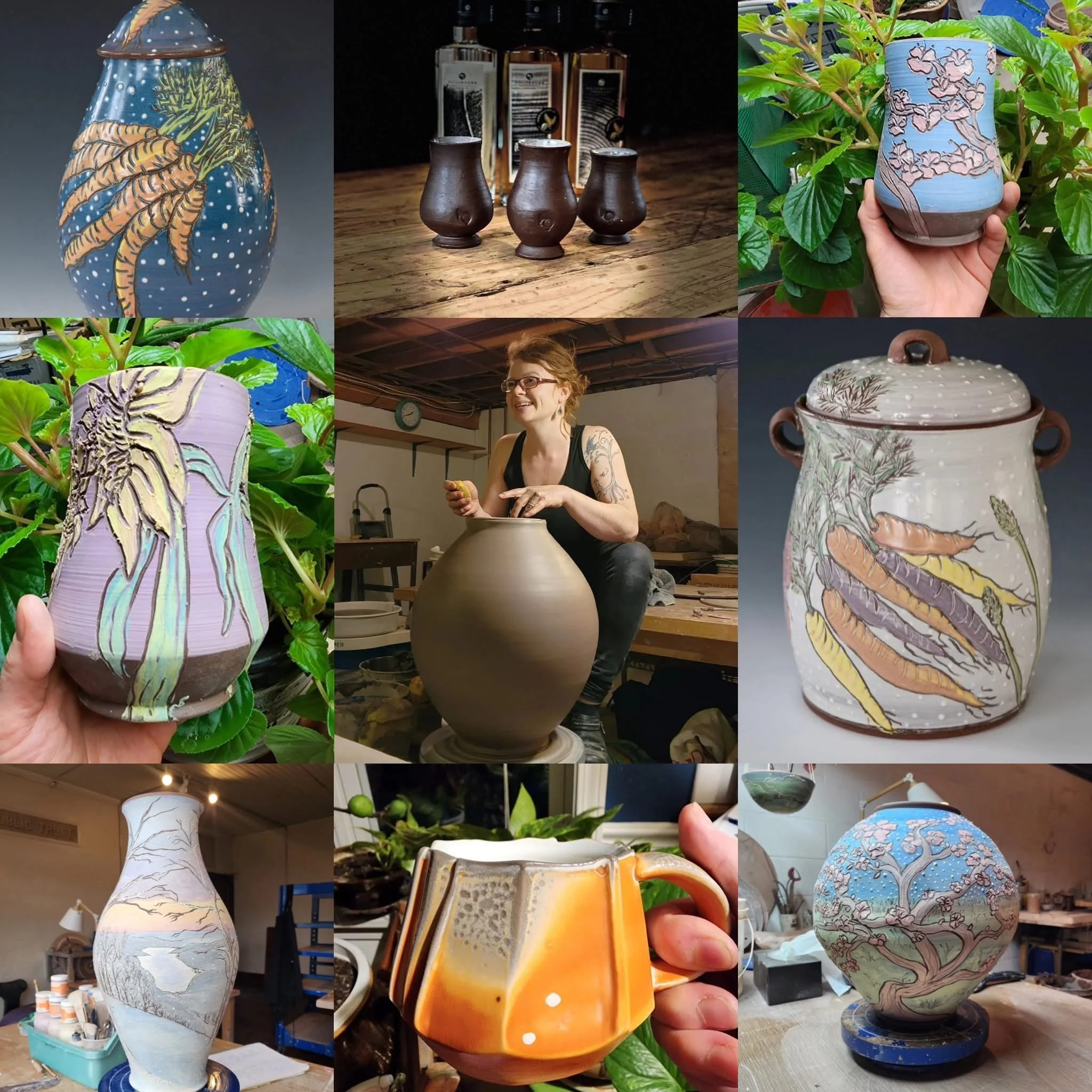 Women's Weekend Pottery Pop-up Sale featuring Alysha Baier and Free Spirit Tasting 