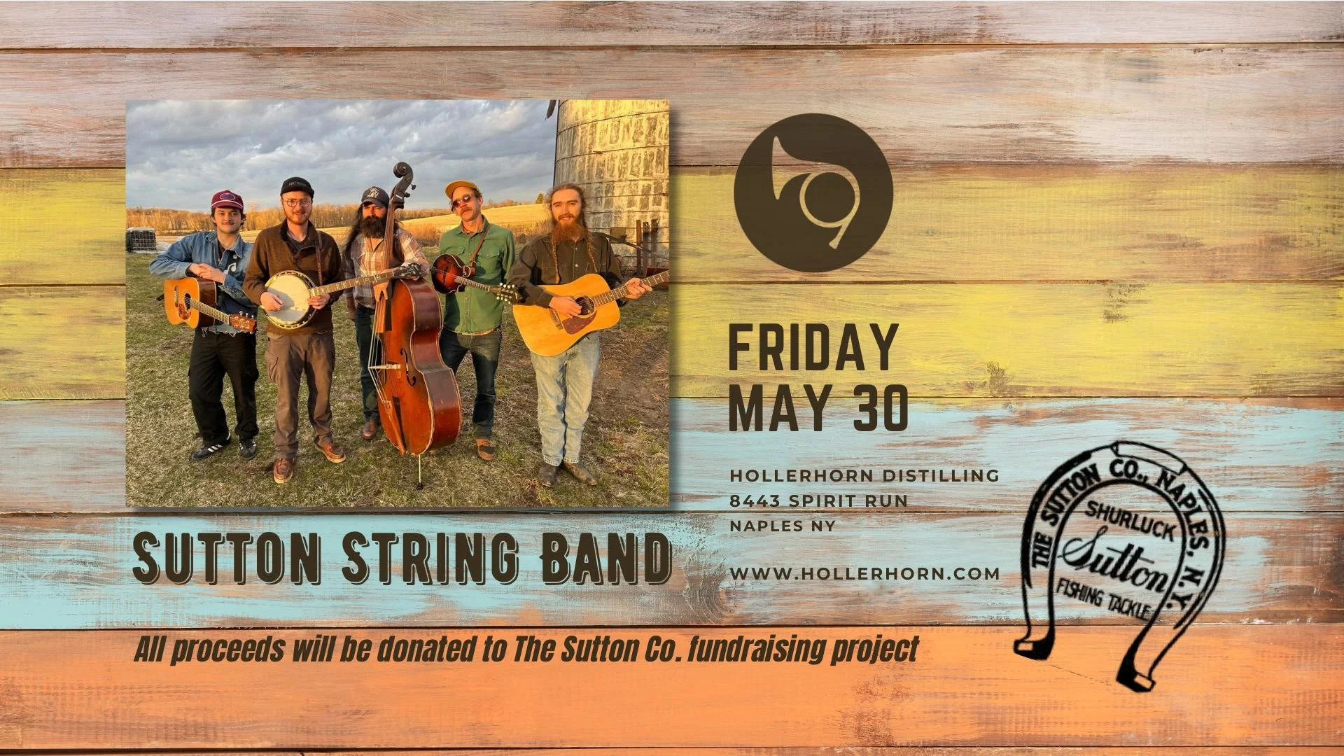 Sutton String Band Benefit Hollerhome House Concert for The Sutton Co.