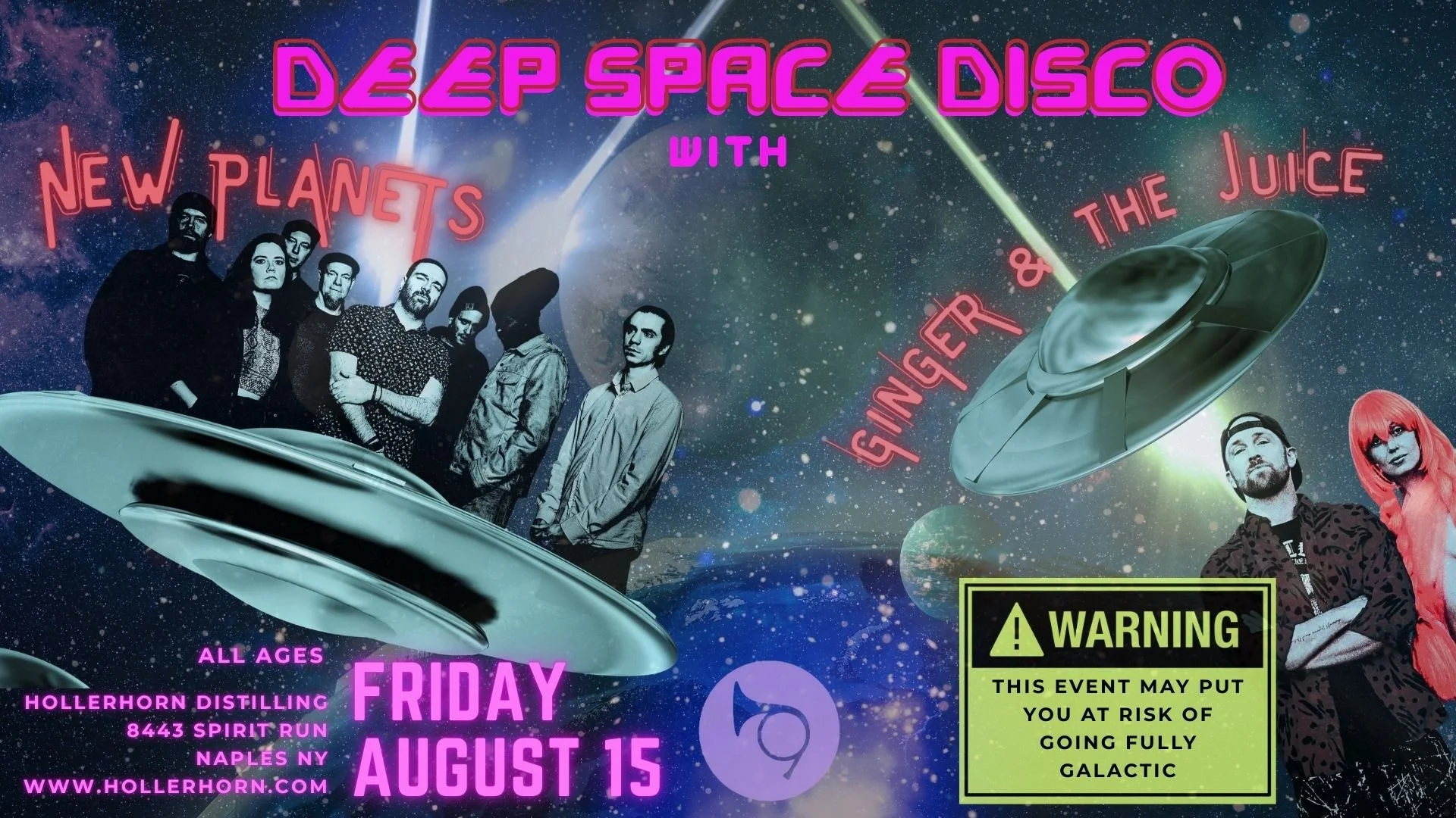 Deep Space Disco with New Planets &amp; Ginger and The Juice