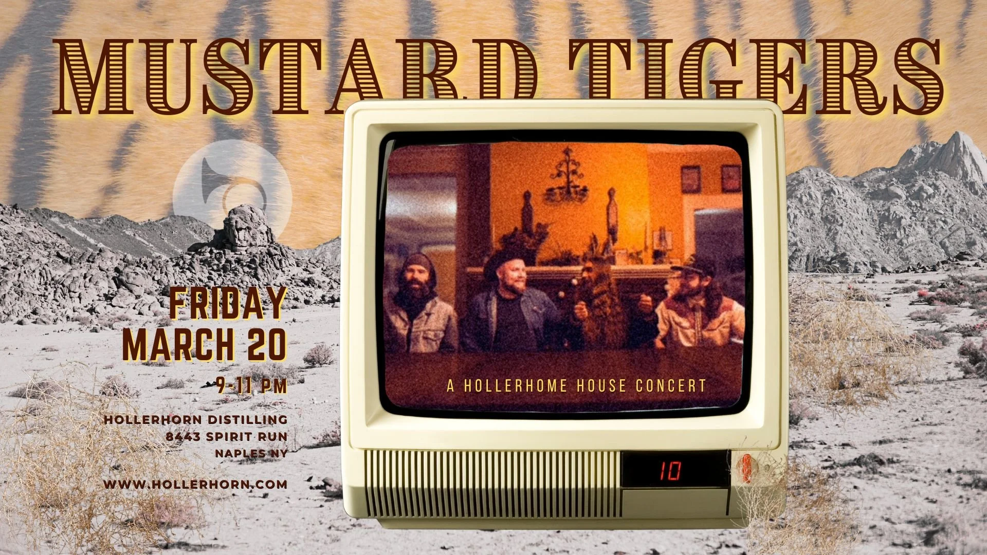 Hollerhome House Concert Series presents:  Mustard Tigers