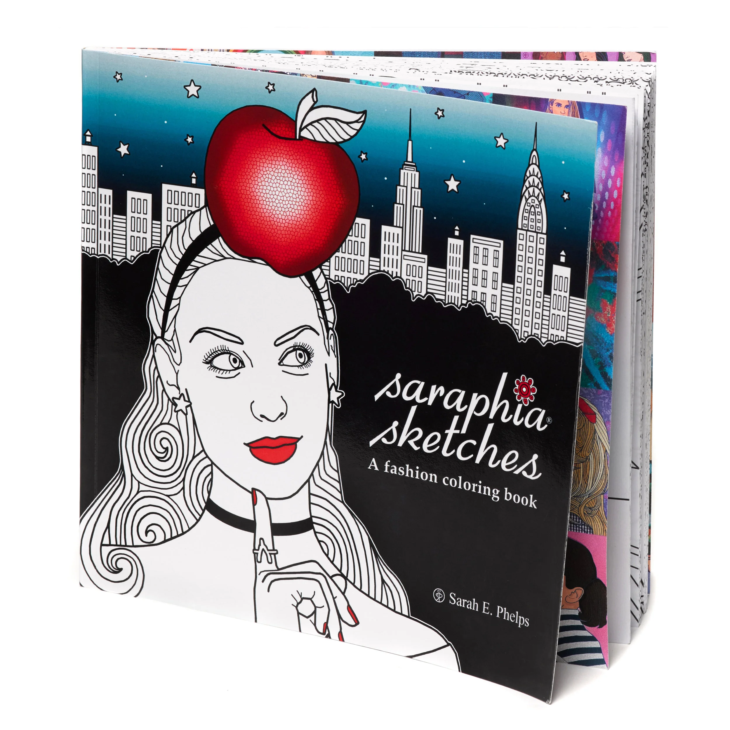 "Saraphia Sketches; a Fashion Coloring Book"