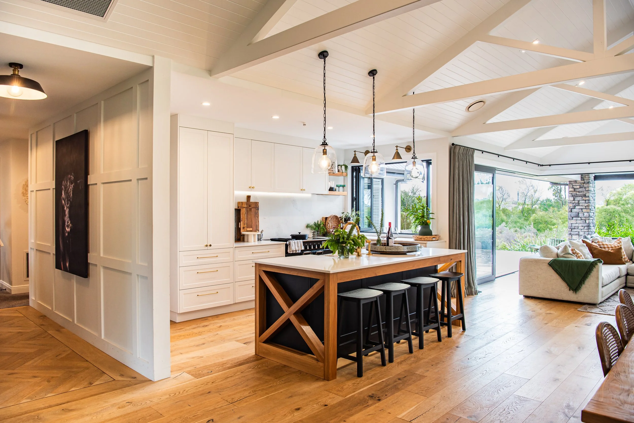 Modern barn house