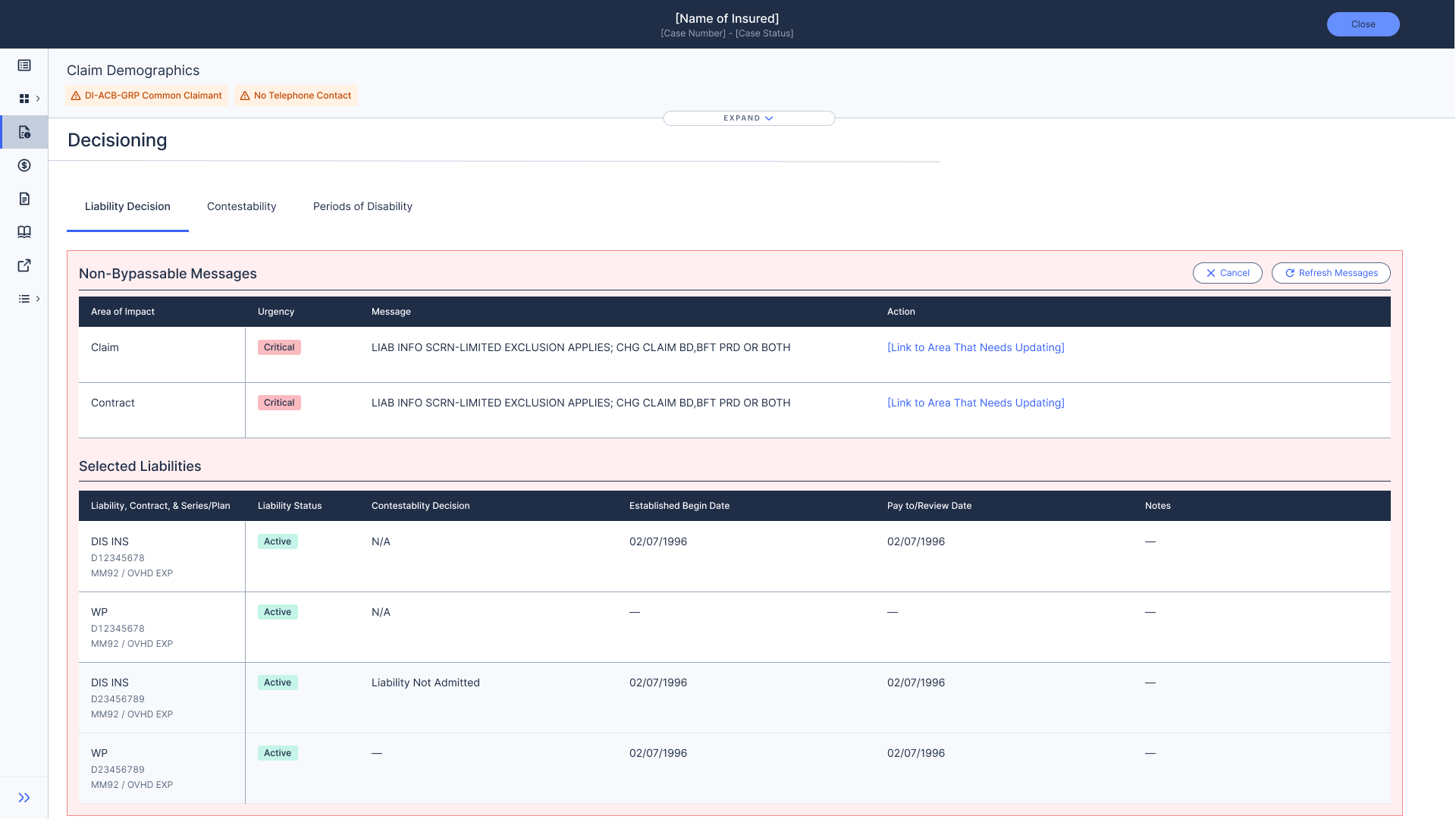 First draft of non-bypassable conditions resolution tool.
