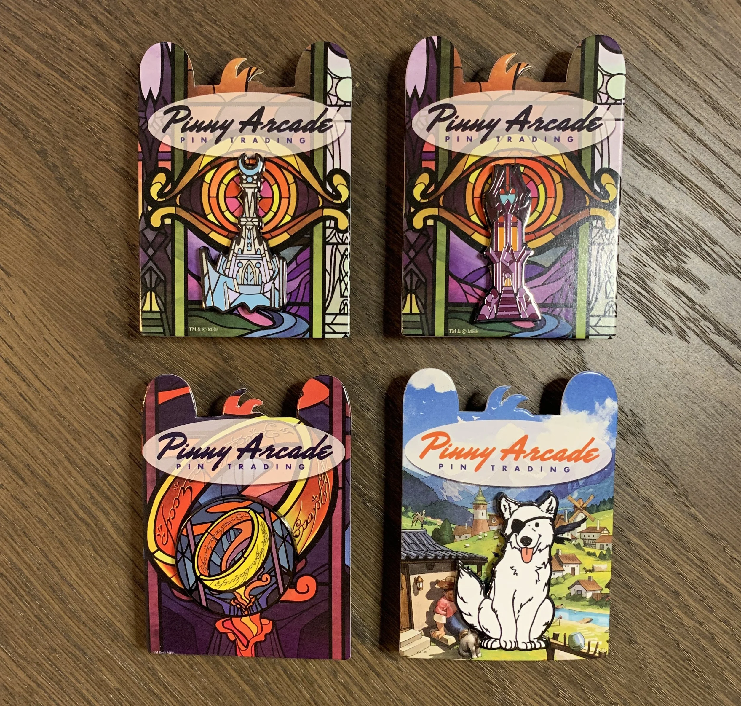 Pinny Arcade pins for PAXU.