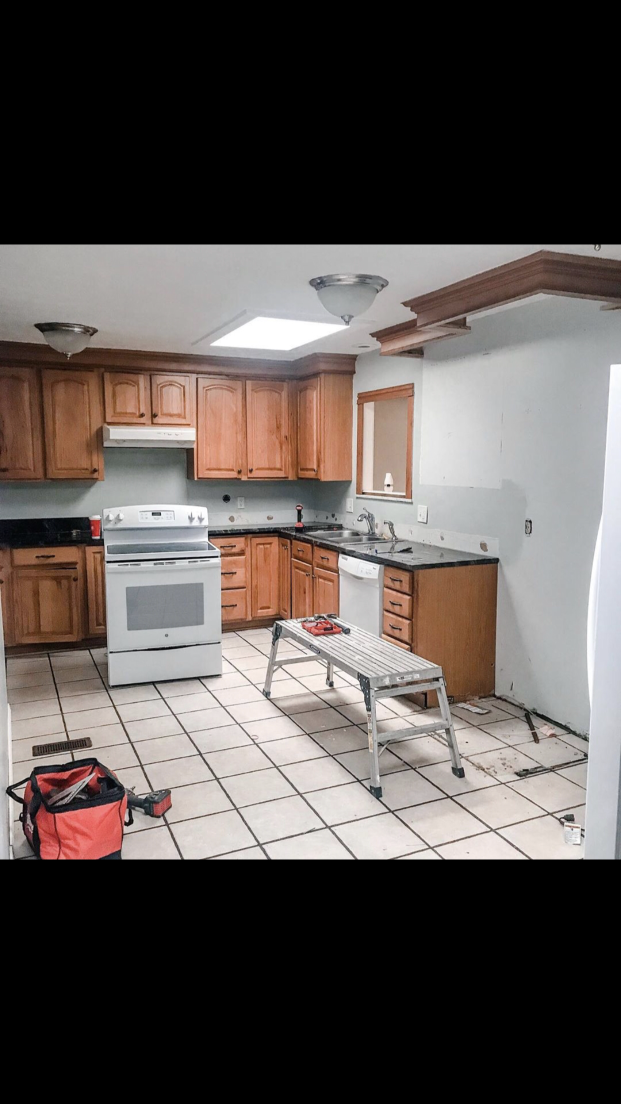 Here is what the kitchen looked like before.