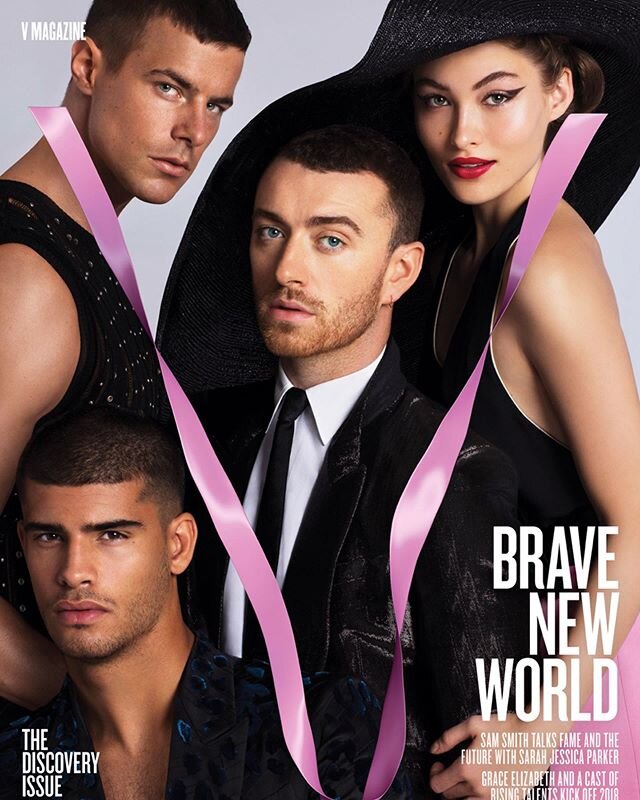 One of my favorite covers I retouched cause it was one of the most challenging. It&rsquo;s actually a composite of a few images. I learned so much! The rest of the editorial is gorgeous ❤️
📸: @nicolaformichetti
Models: @samsmith @lovegrace_e @jaadbe