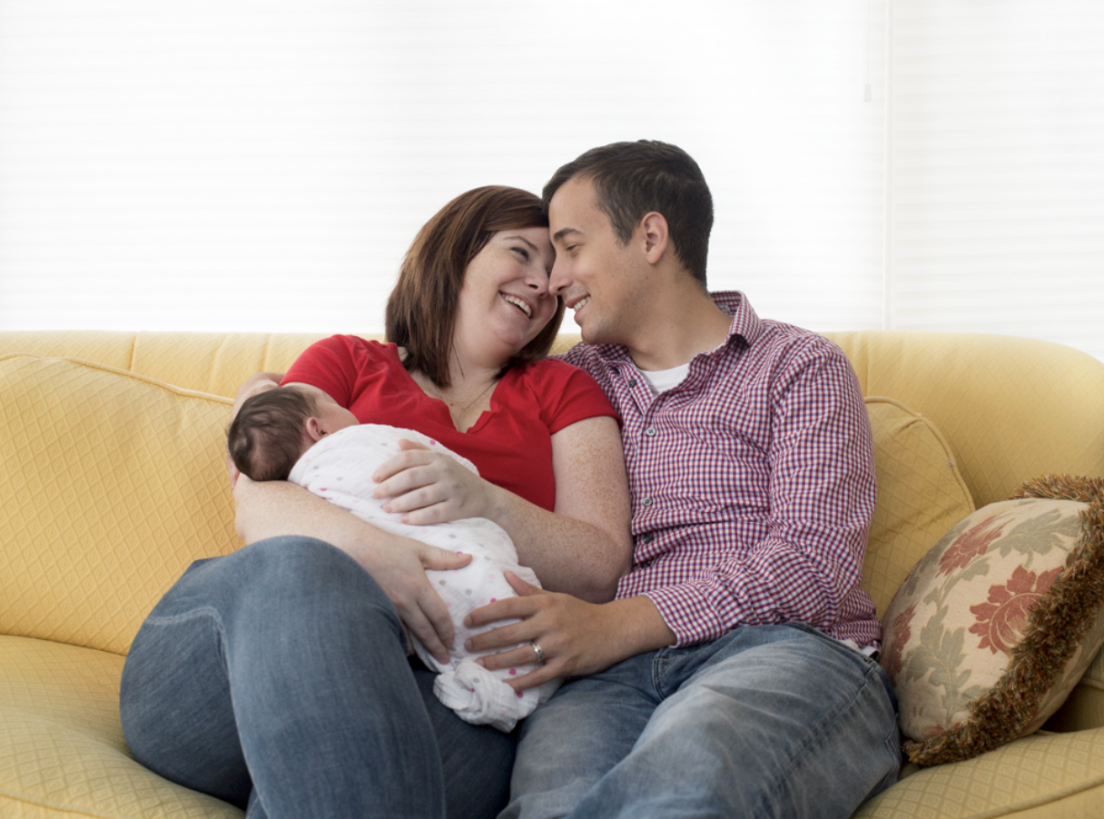 Welcoming Baby P | In-Home Lifestyle Portrait Session | Cleveland Newborn Photographer
