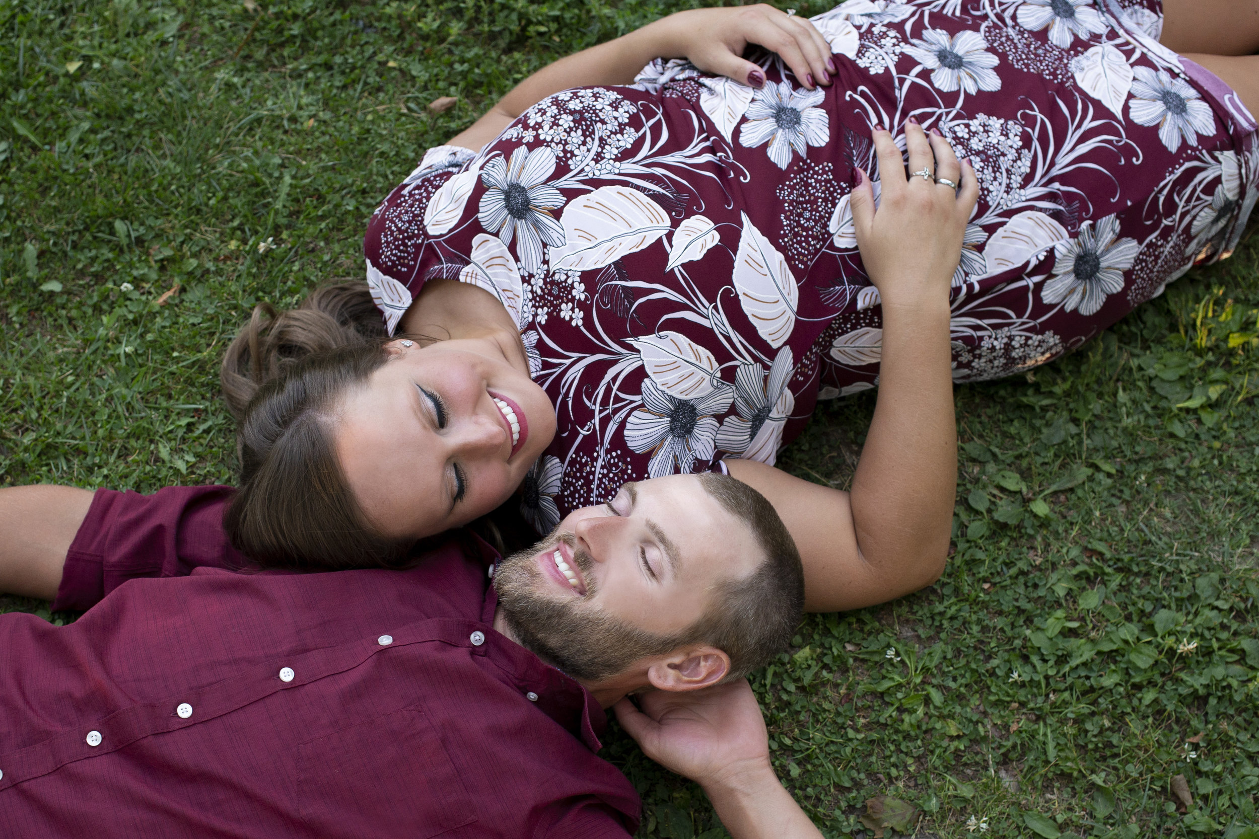 Bruce &amp; Amy Engagement Portraits | Huntington Beach Park in Bay Village, Ohio | Cleveland Wedding Photographer