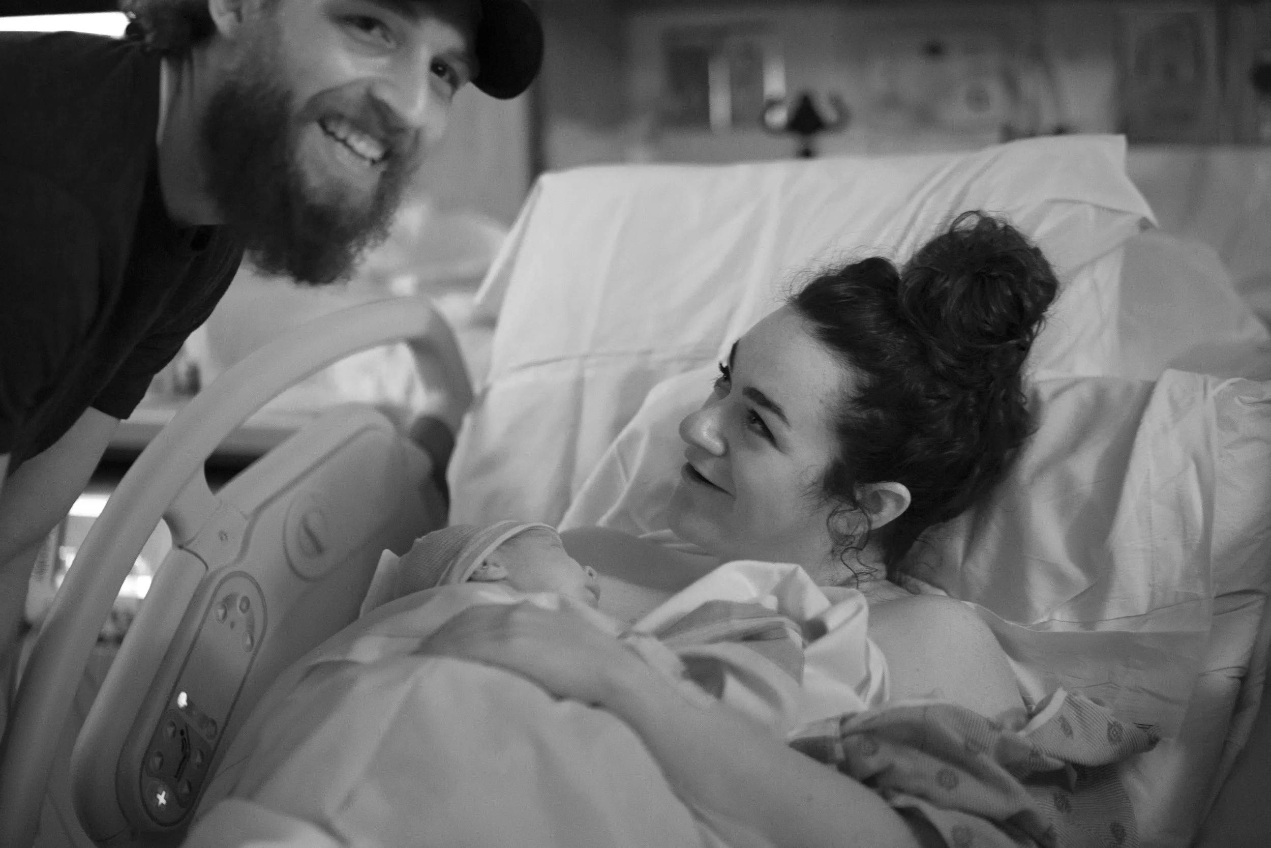 Welcoming Baby L | Photo Story: In-Hospital Labor and Newborn | Cleveland Lifestyle Photographer