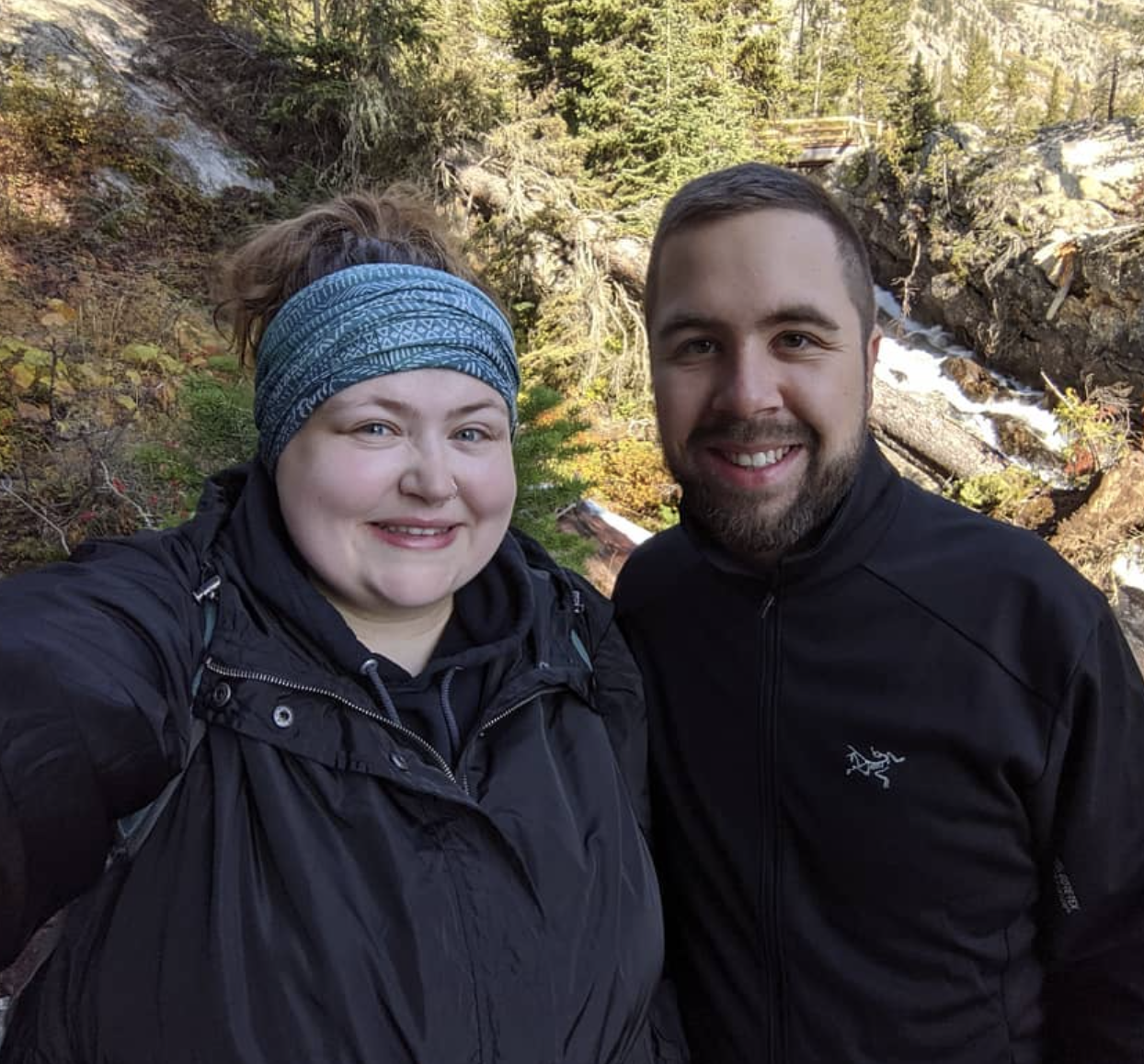 Justina and fiancé Eric