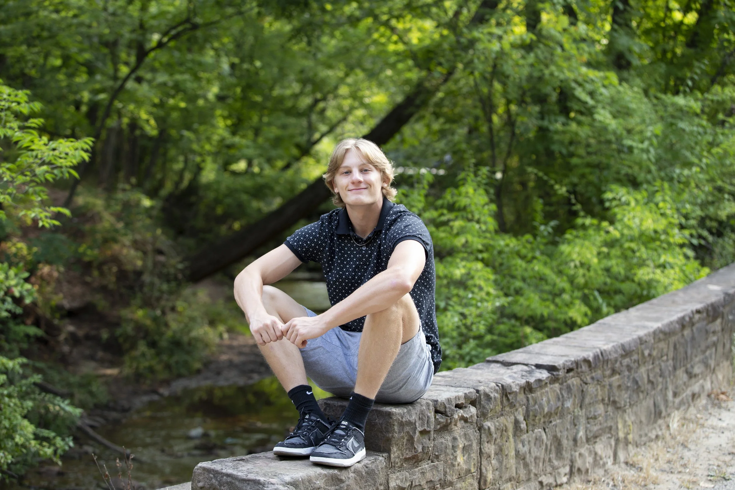 Logan Senior Portraits | Big Creek Reservation, Cleveland Metroparks - Parma, Ohio | Cleveland Senior Portrait Photographer