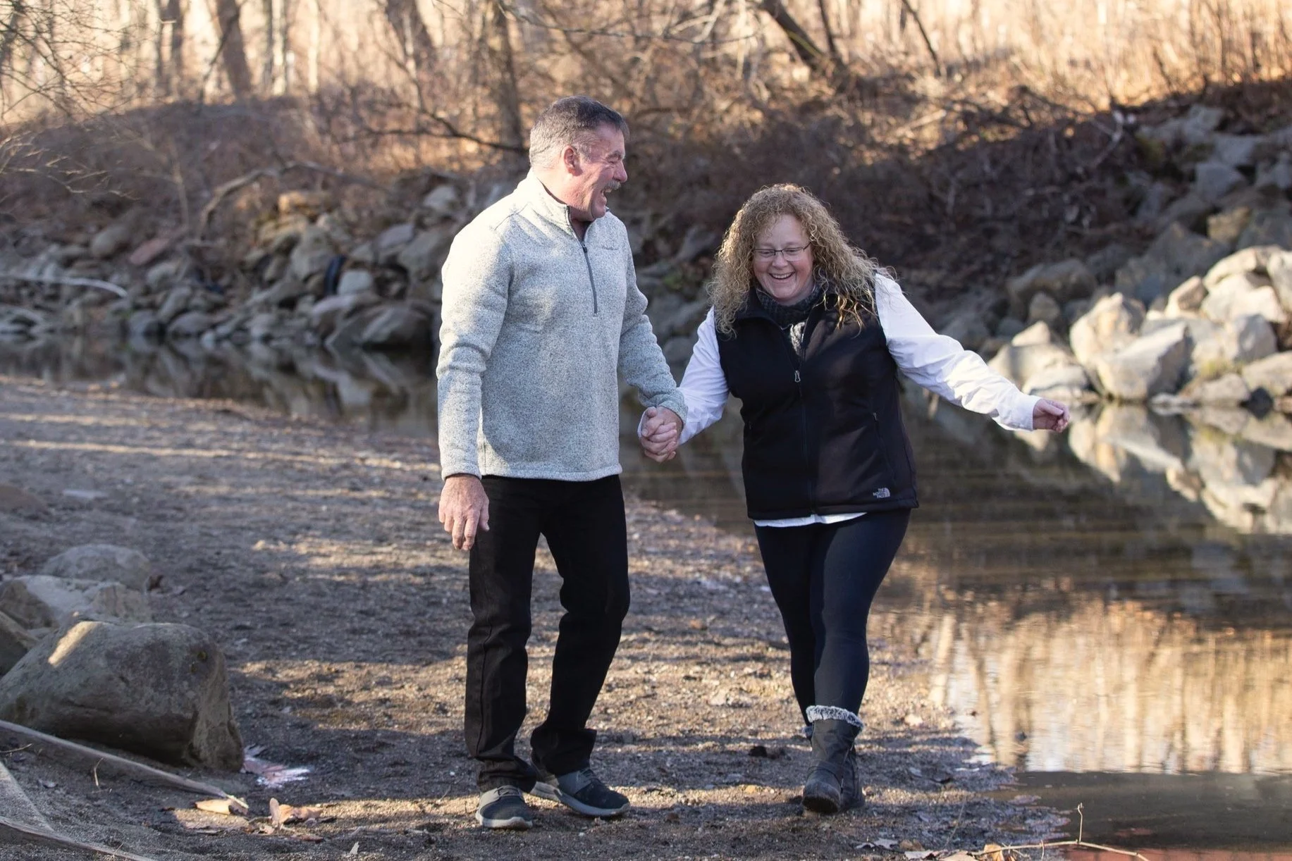 Brooke &amp; Arnold Portraits | Cuyahoga Valley National Park, Everett Road Covered Bridge | Cleveland Portrait Photographer