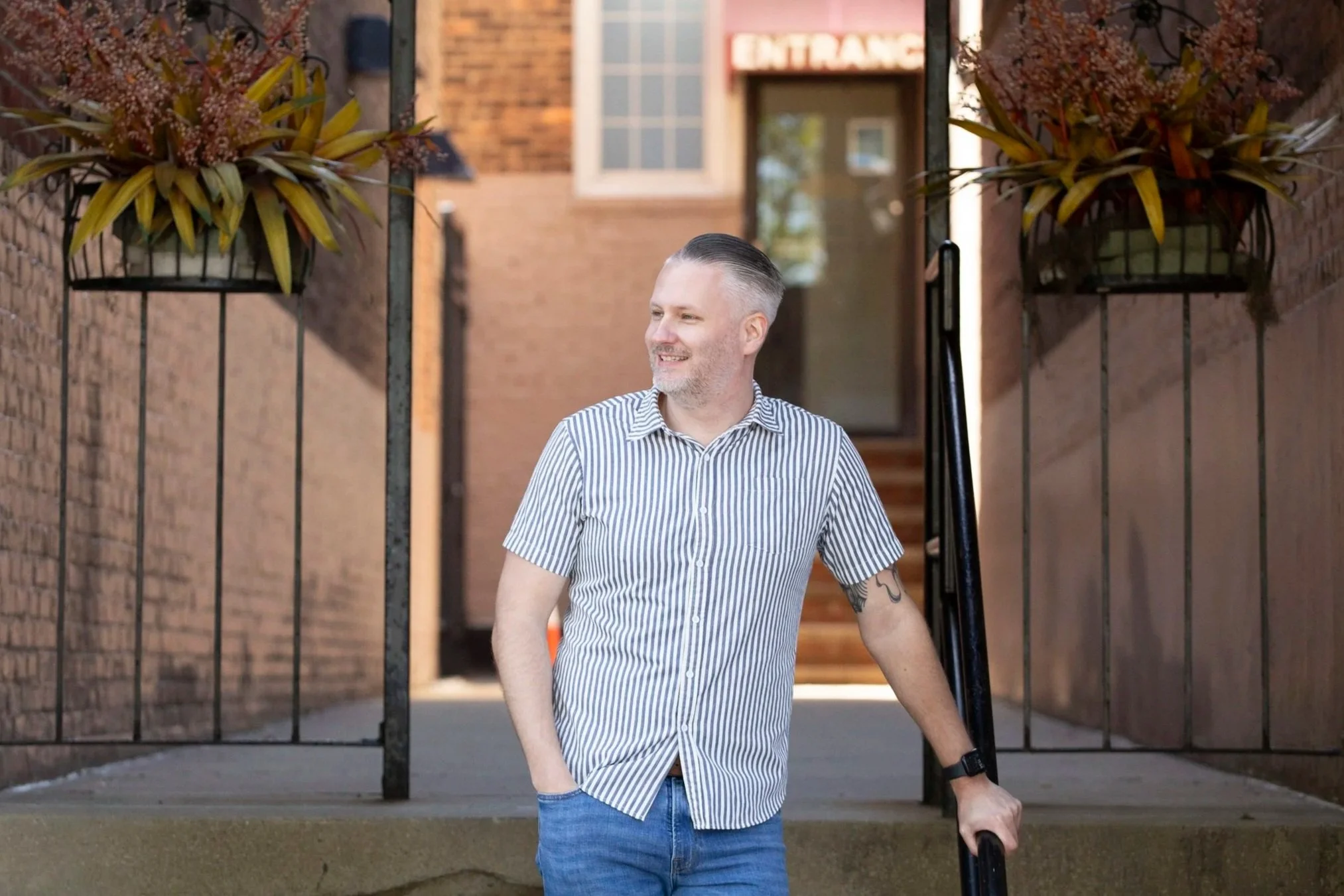 Professional Headshot Portraits | On-Location Gordon Square, Cleveland Ohio | Cleveland Portrait Photography