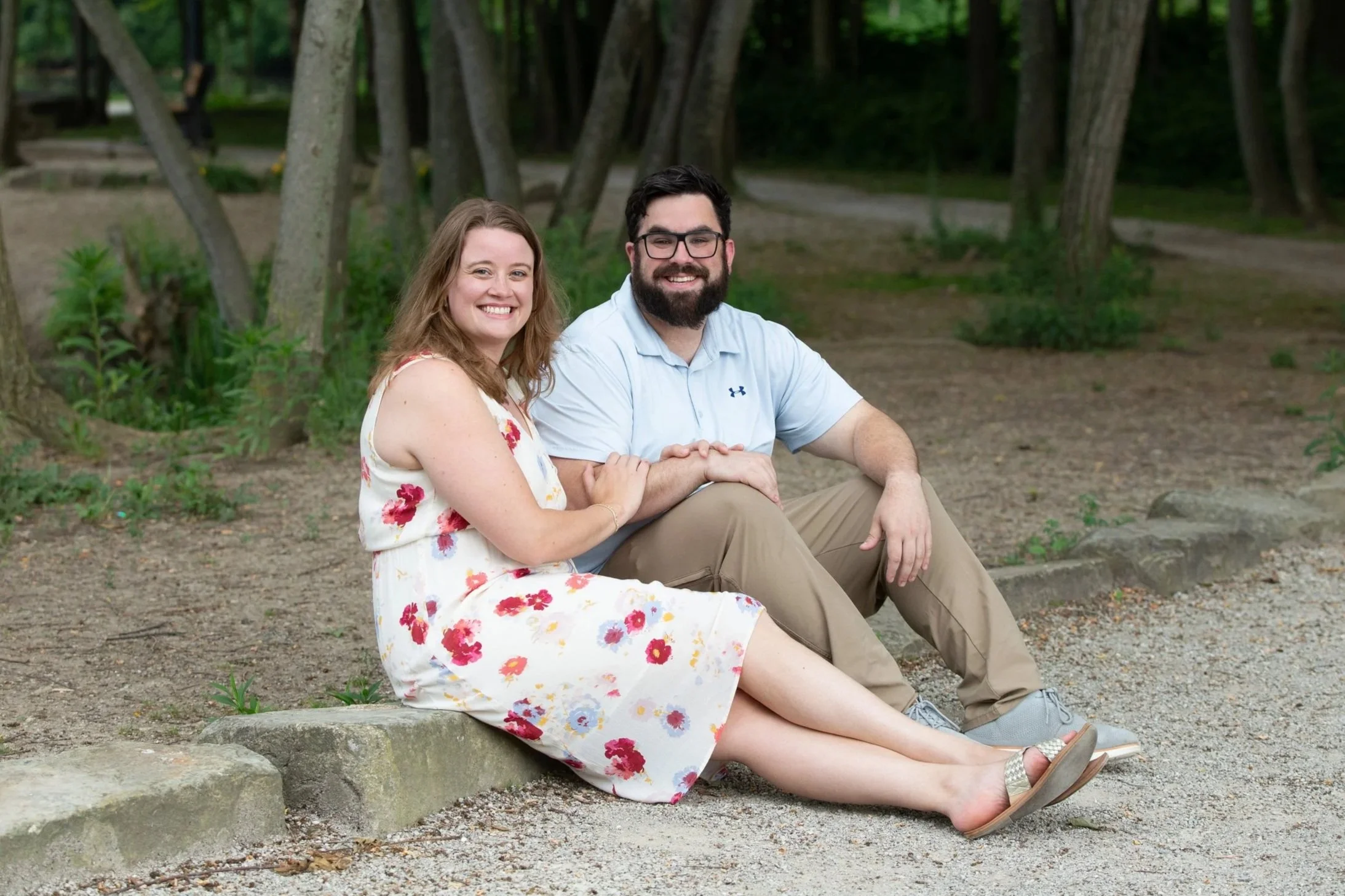 Joe &amp; Elisabeth Engagement Portraits | Coe Lake Berea, Ohio | Cleveland Wedding Photographer