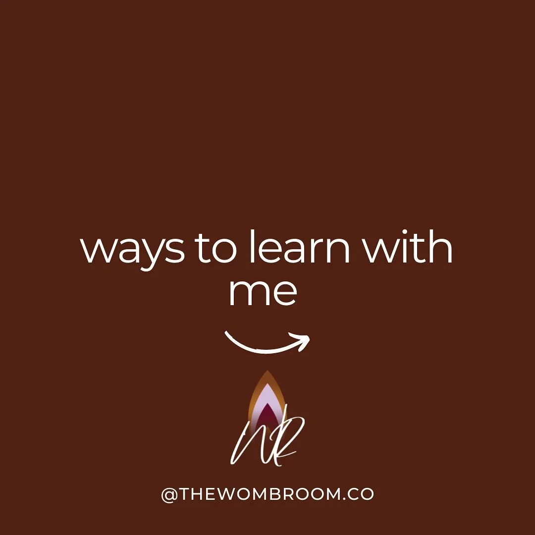 This month marks The Womb Room&rsquo;s first birthday! 🎉

In honor of all the evolutions, I wanted to share clearly about all the ways you can learn with me in this space! 

✨FREE RESOURCES:

Accessibility of education is important to me, and I&rsqu